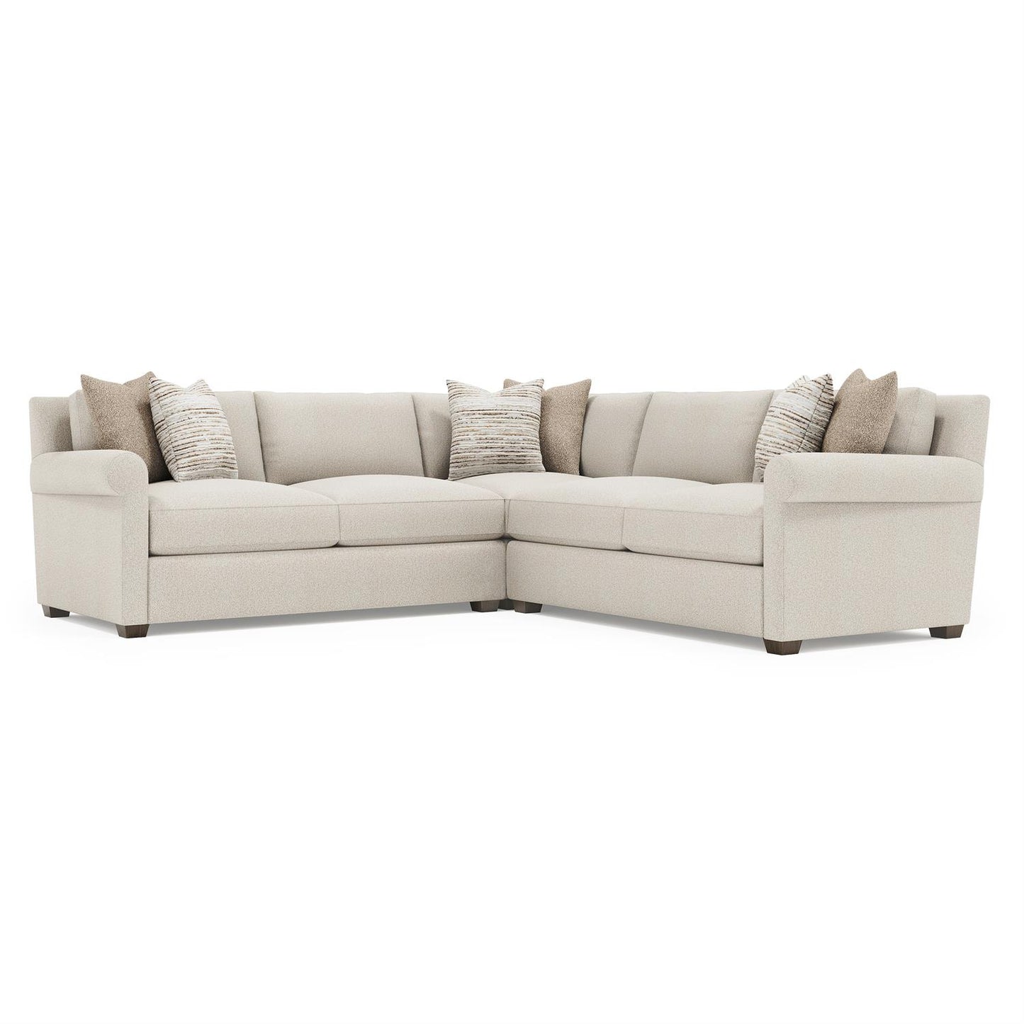 Bernhardt Barnes Fabric Sectional — K2263