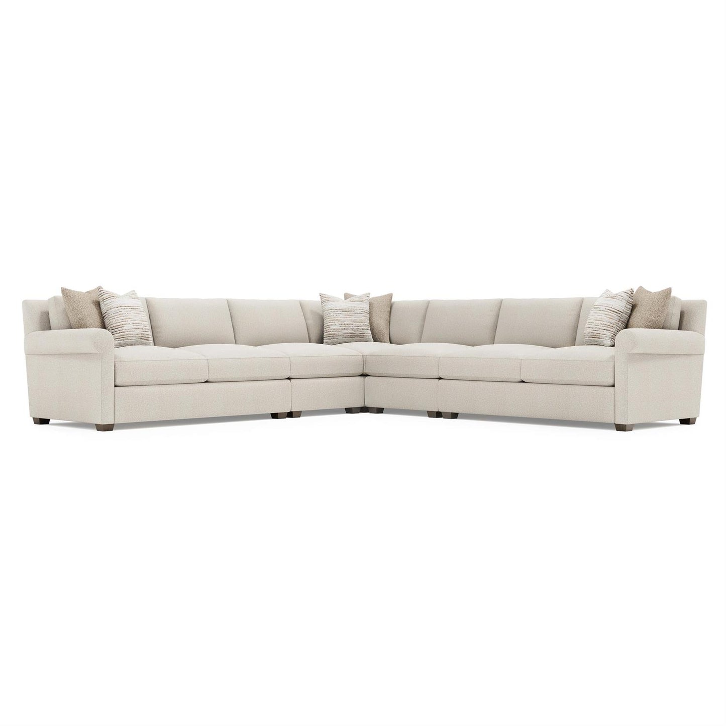 Bernhardt Barnes Fabric Sectional — K2267