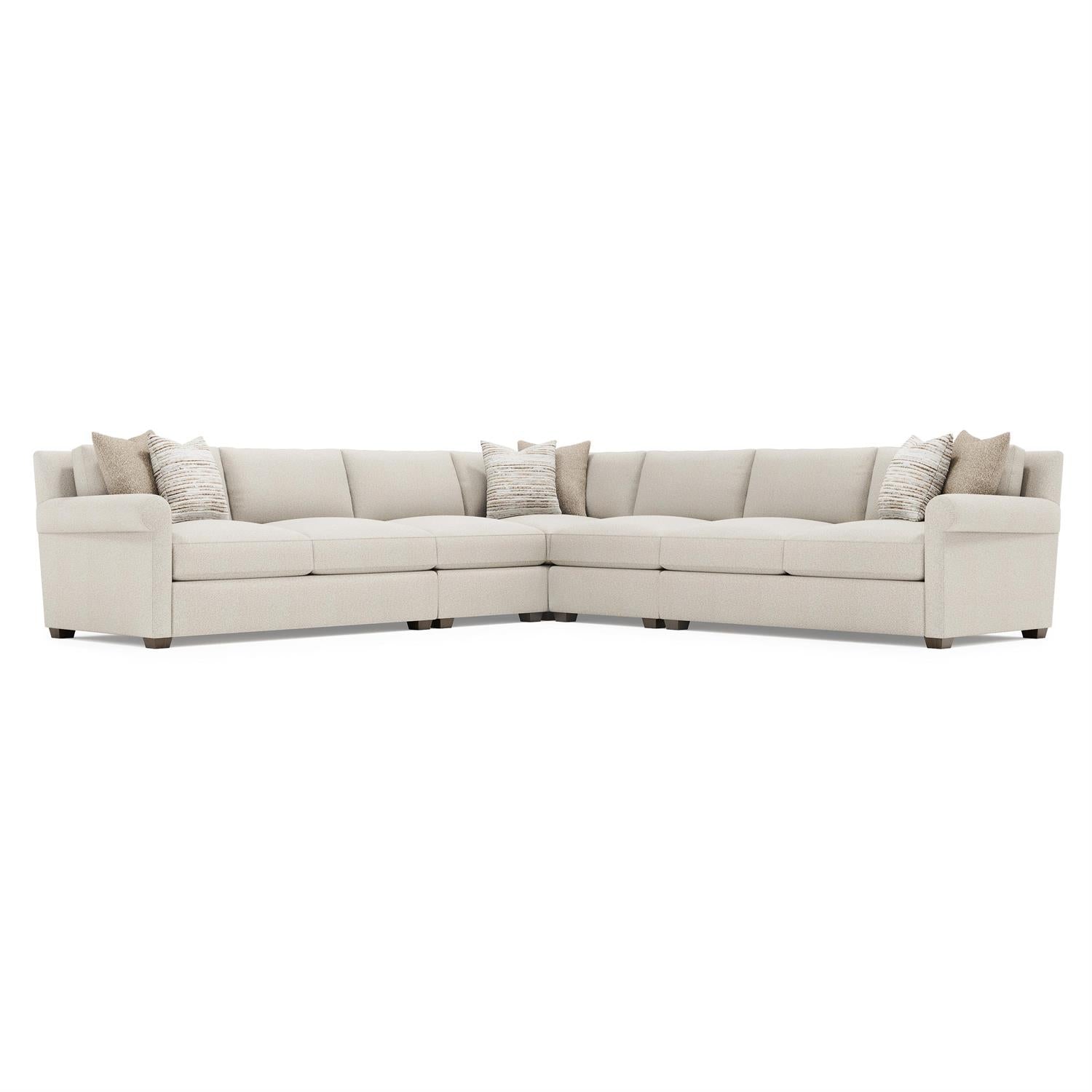 Bernhardt Barnes Fabric Sectional — K2267