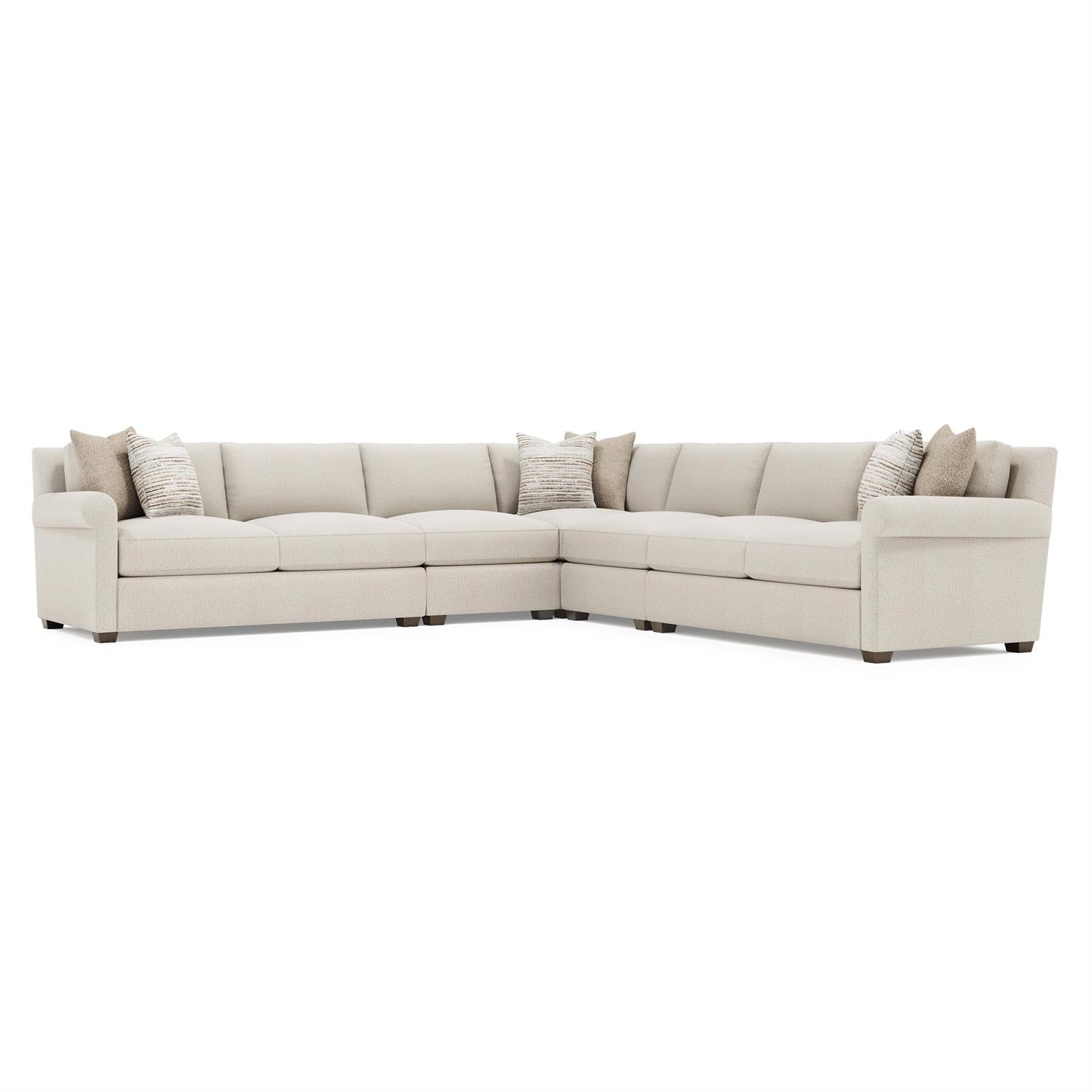 Bernhardt Barnes Fabric Sectional — K2267