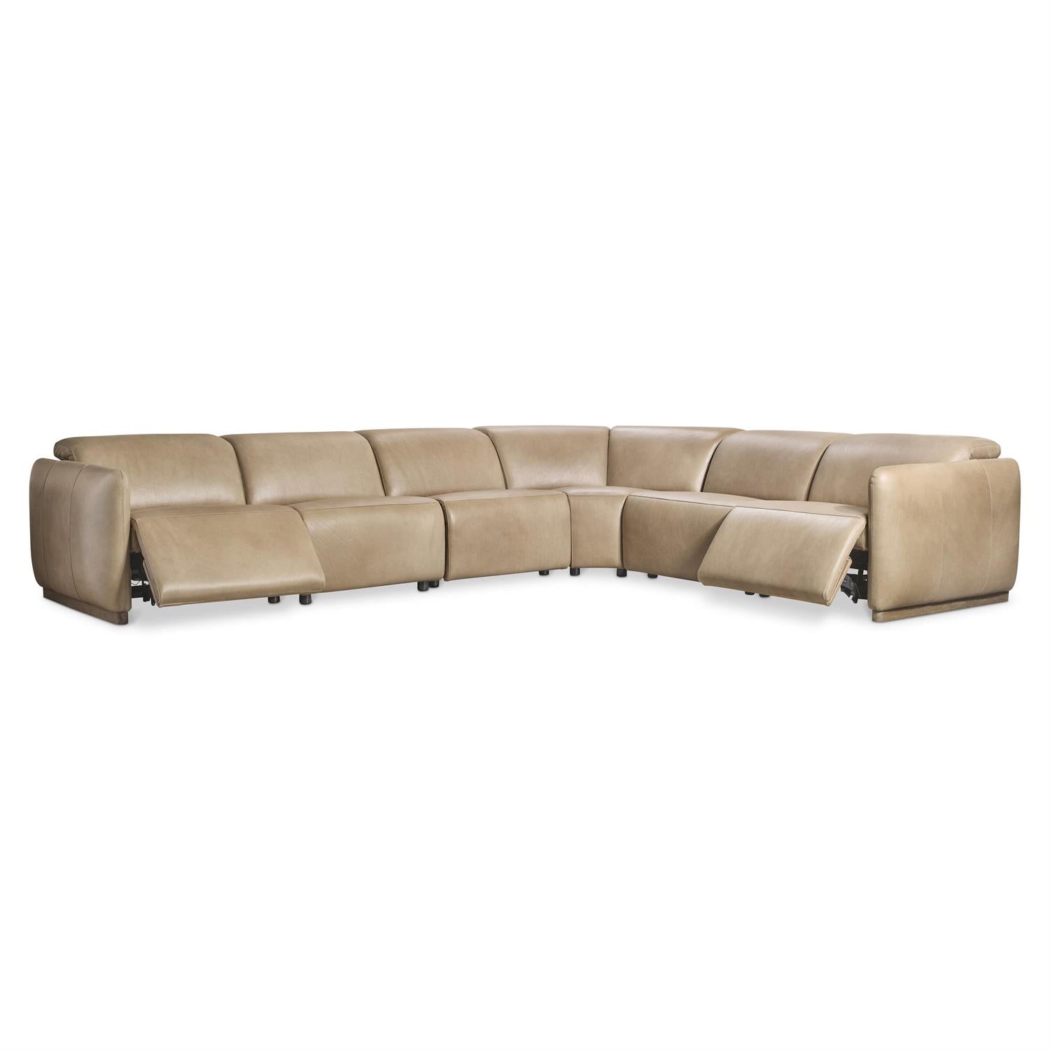 Bernhardt Alta Leather Power Motion Sectional — K2300