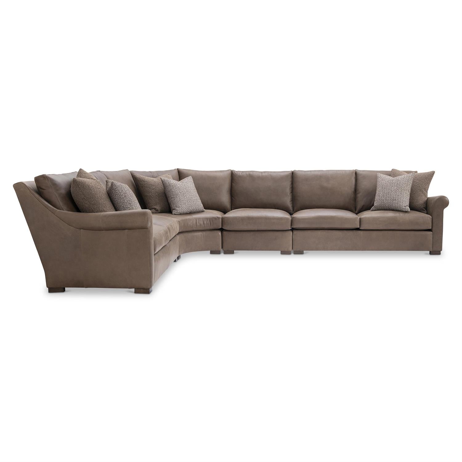 Bernhardt Keirnan Leather Sectional — K2307
