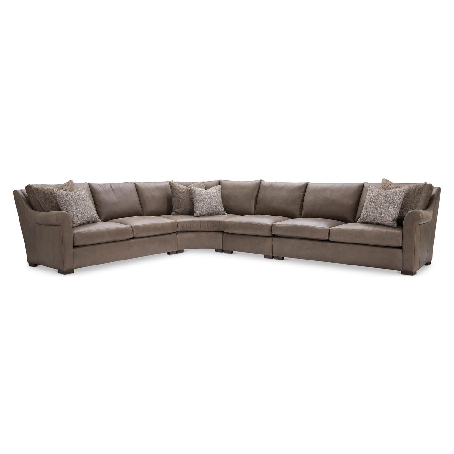 Bernhardt Keirnan Leather Sectional — K2307