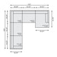 Bernhardt Parker Fabric Sectional — K2311