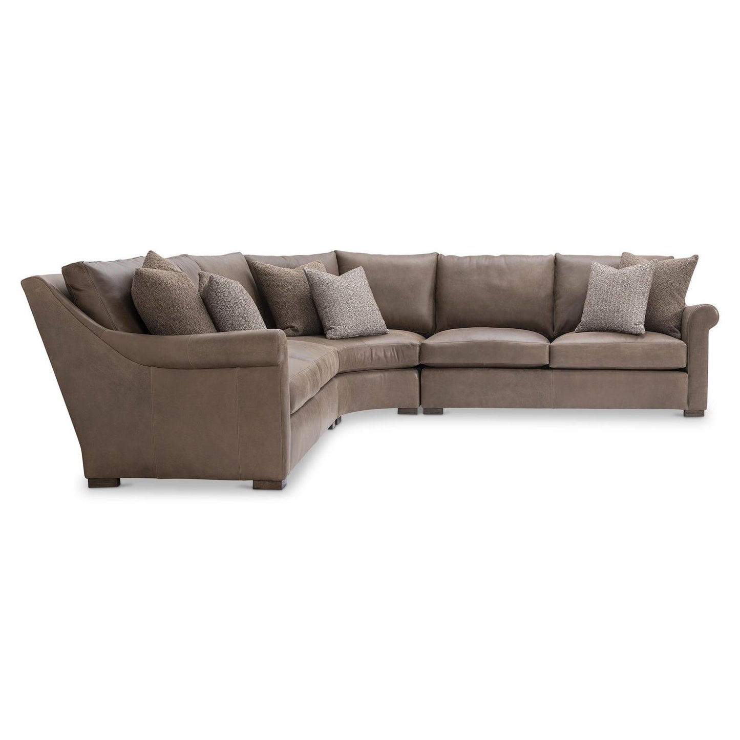 Bernhardt Keirnan Leather Sectional — K2345