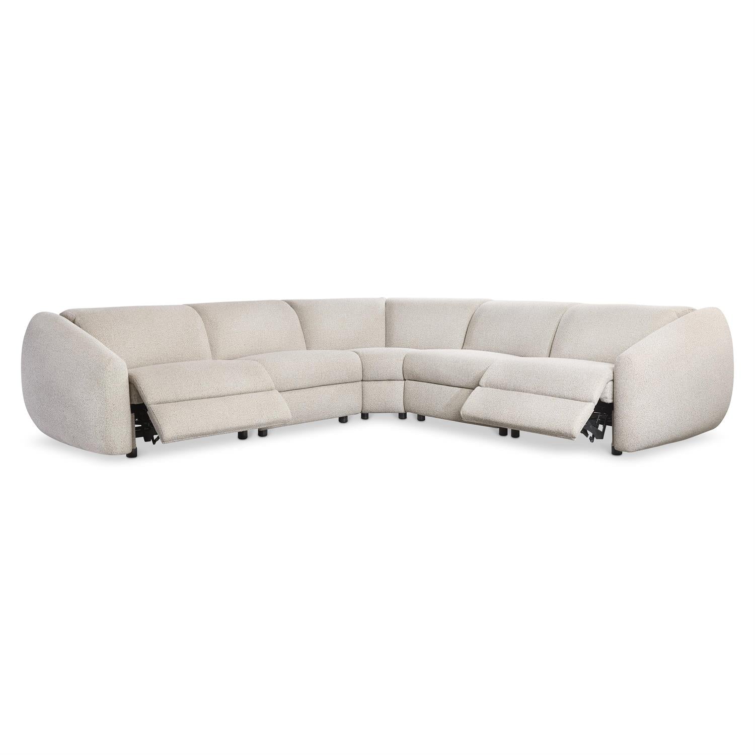 Bernhardt Avignon Fabric Power Motion Sectional — K2348