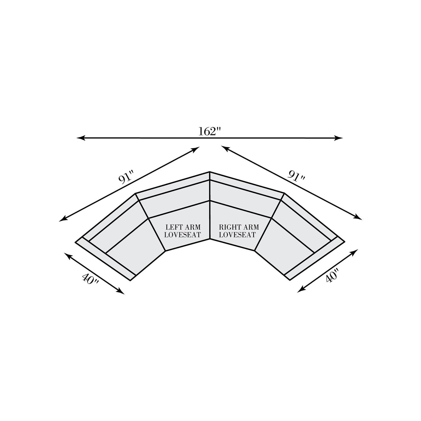 Bernhardt Del Sol Outdoor Sectional — K2403