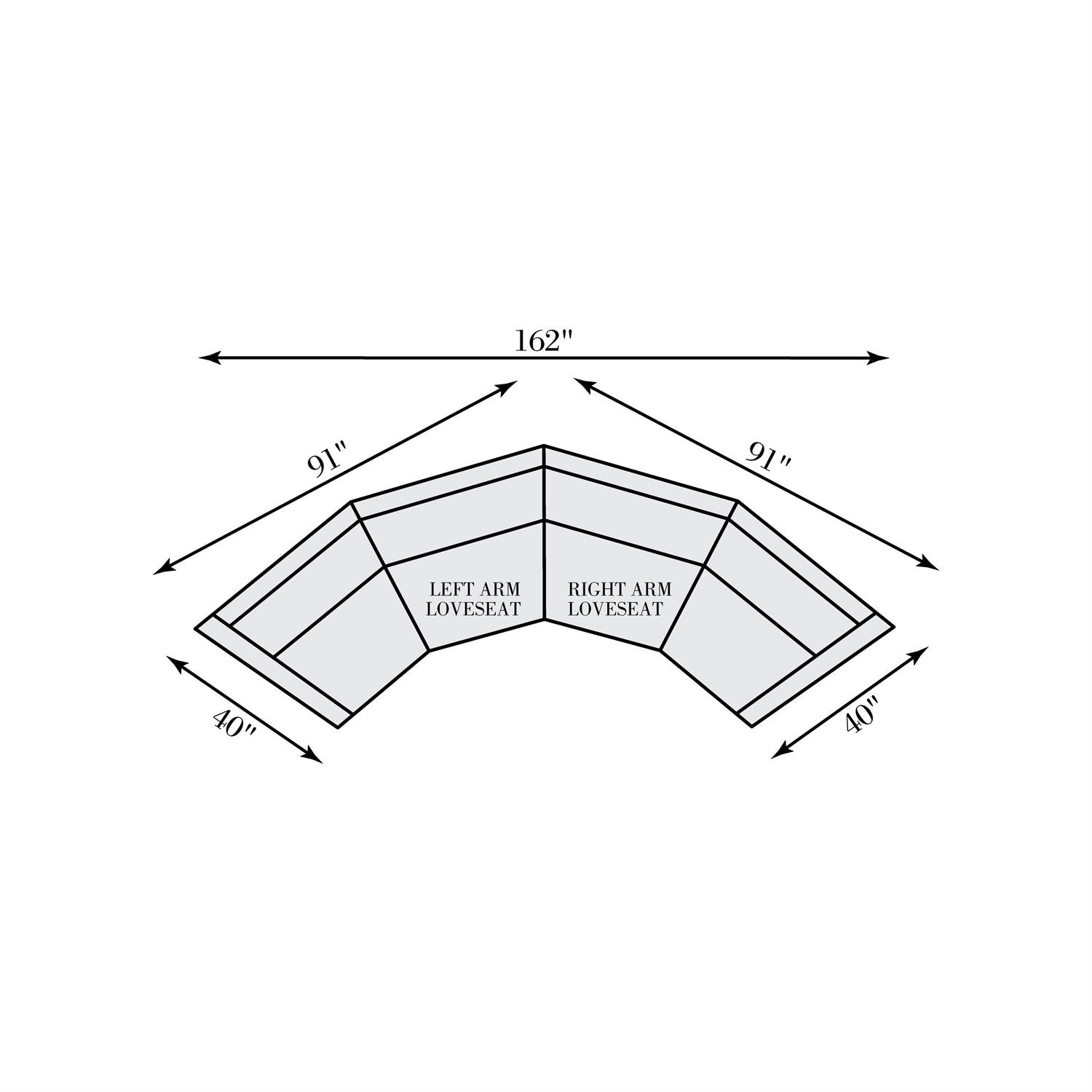 Bernhardt Del Sol Outdoor Sectional — K2403