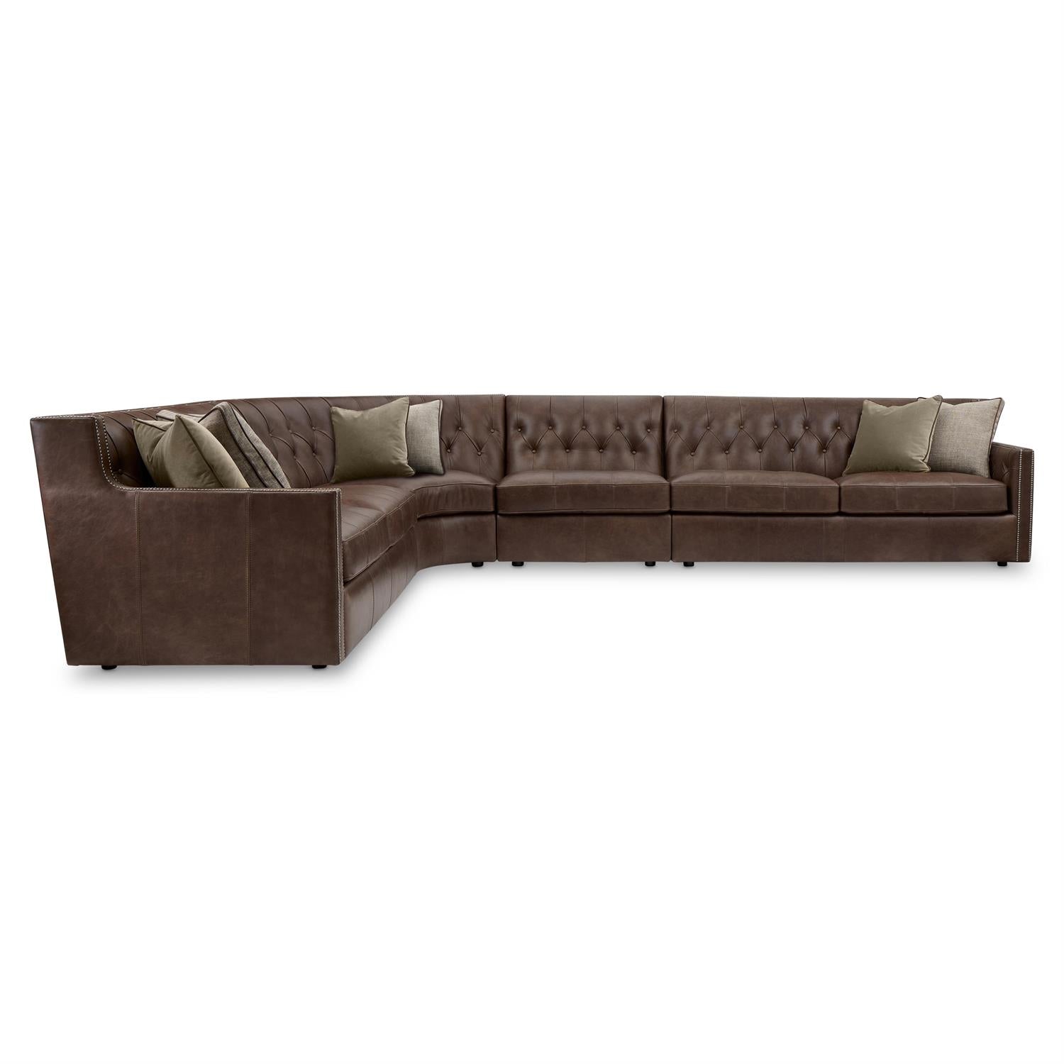 Bernhardt Candace Leather Sectional — K2449