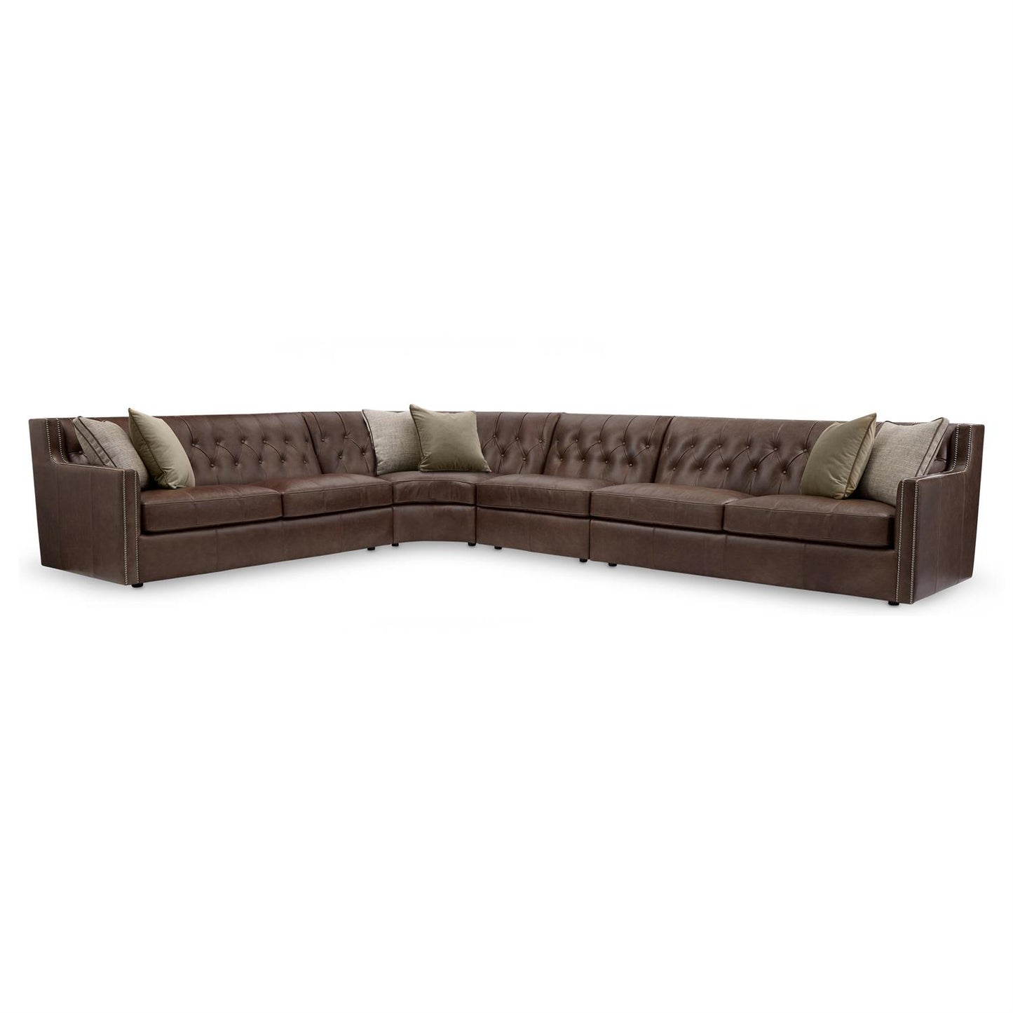 Bernhardt Candace Leather Sectional — K2449