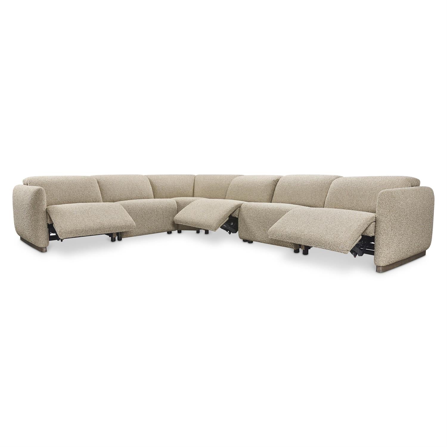 Bernhardt Alta Fabric Power Motion Sectional — K2458