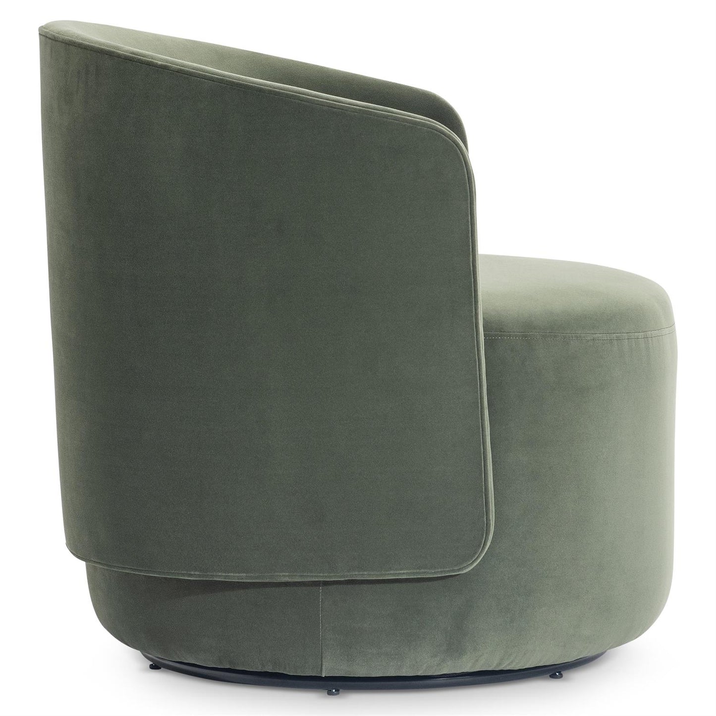 Bernhardt Crosby Fabric Swivel Chair — L123SO