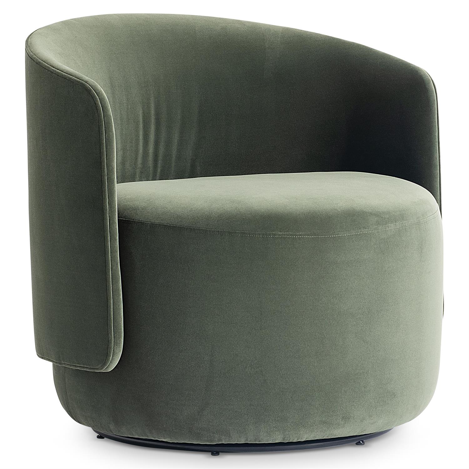 Bernhardt Crosby Fabric Swivel Chair — L123SO