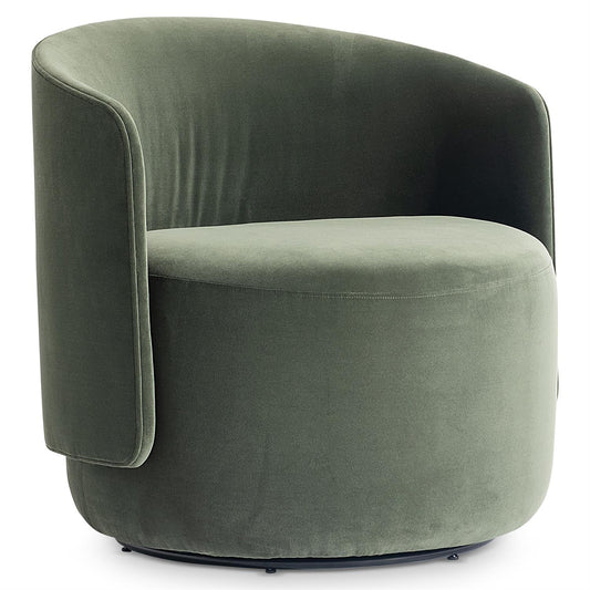 Bernhardt Crosby Fabric Swivel Chair — L123SO