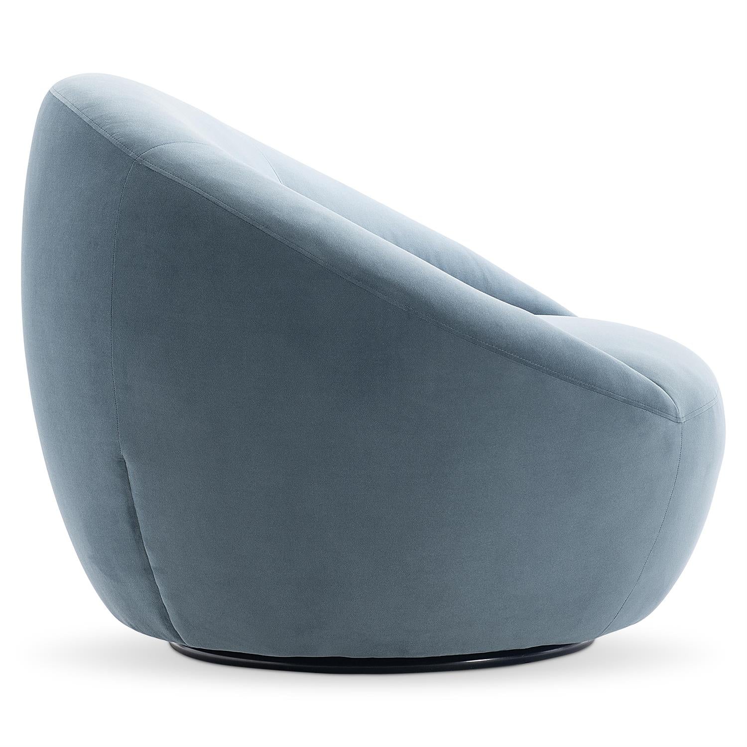 Bernhardt Rizz Fabric Swivel Chair — L163SO