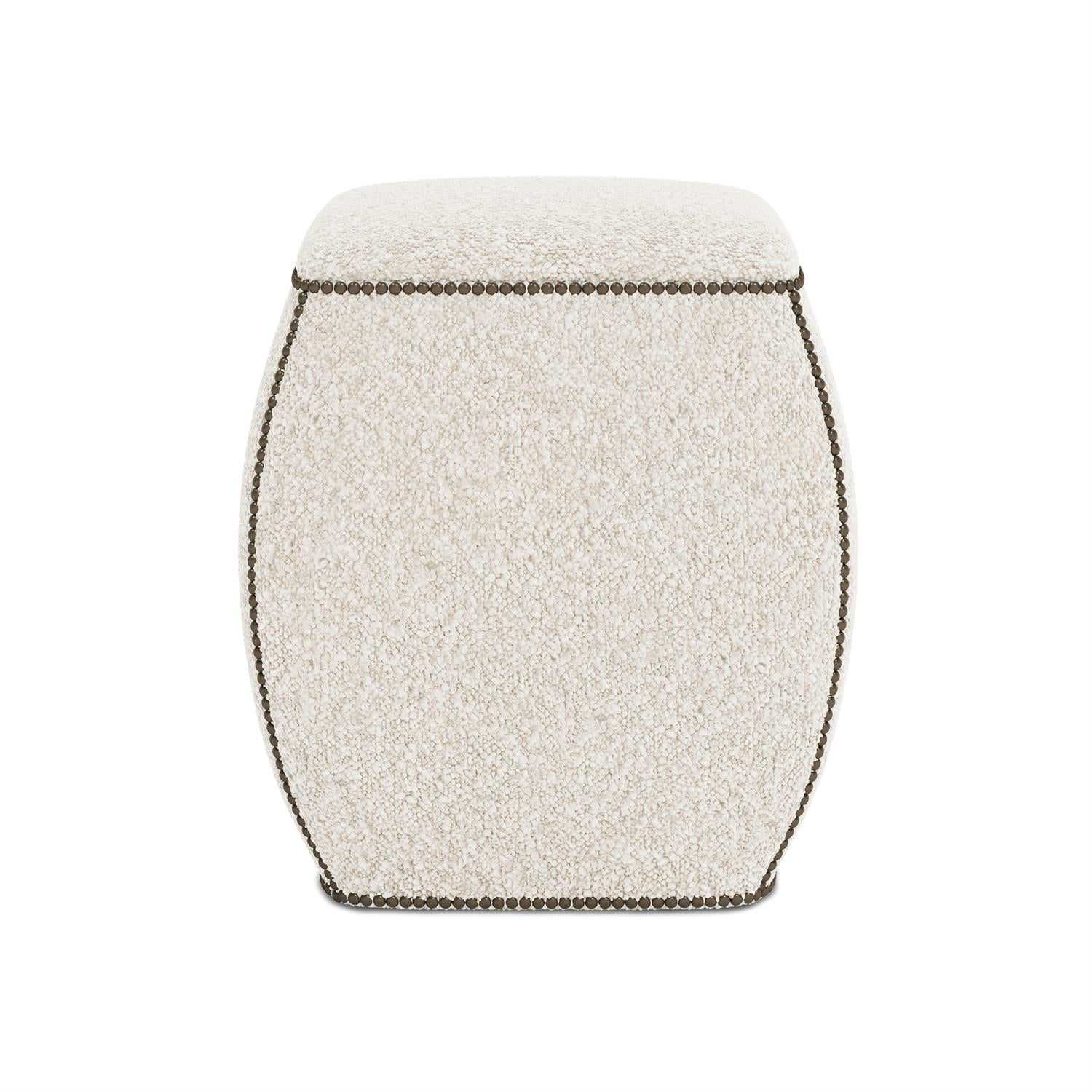 Bernhardt Delta Fabric Ottoman — N1031