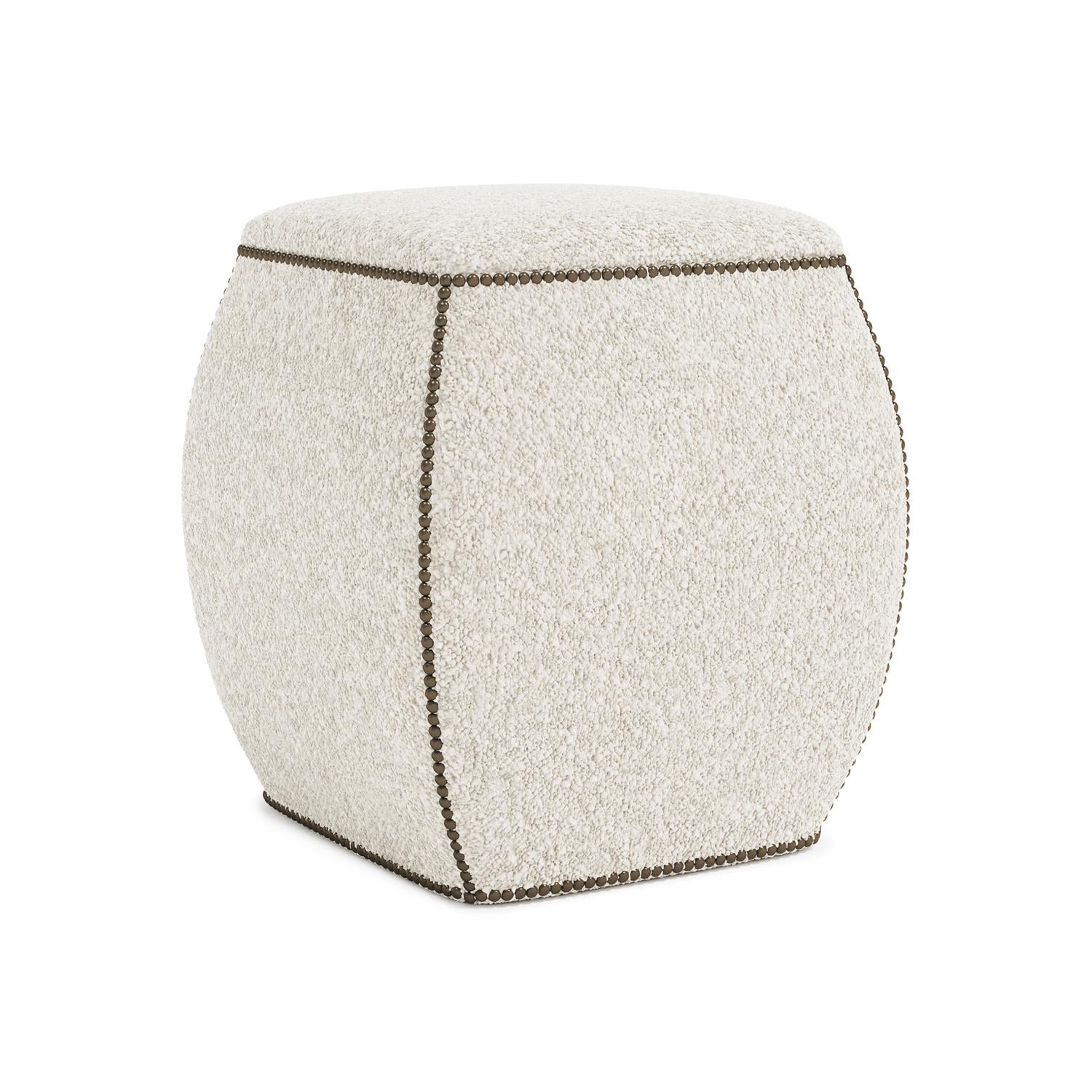 Bernhardt Delta Fabric Ottoman — N1031