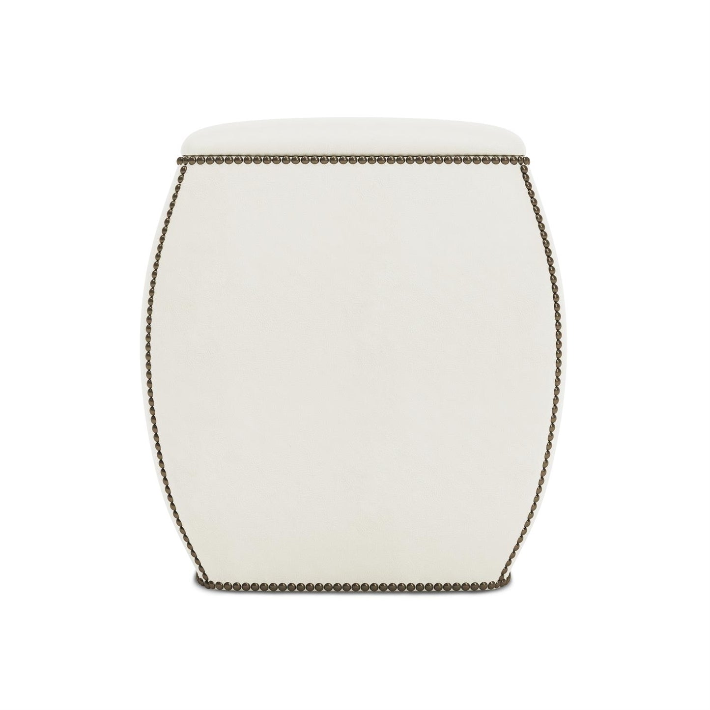 Bernhardt Delta Leather Ottoman — N1031L
