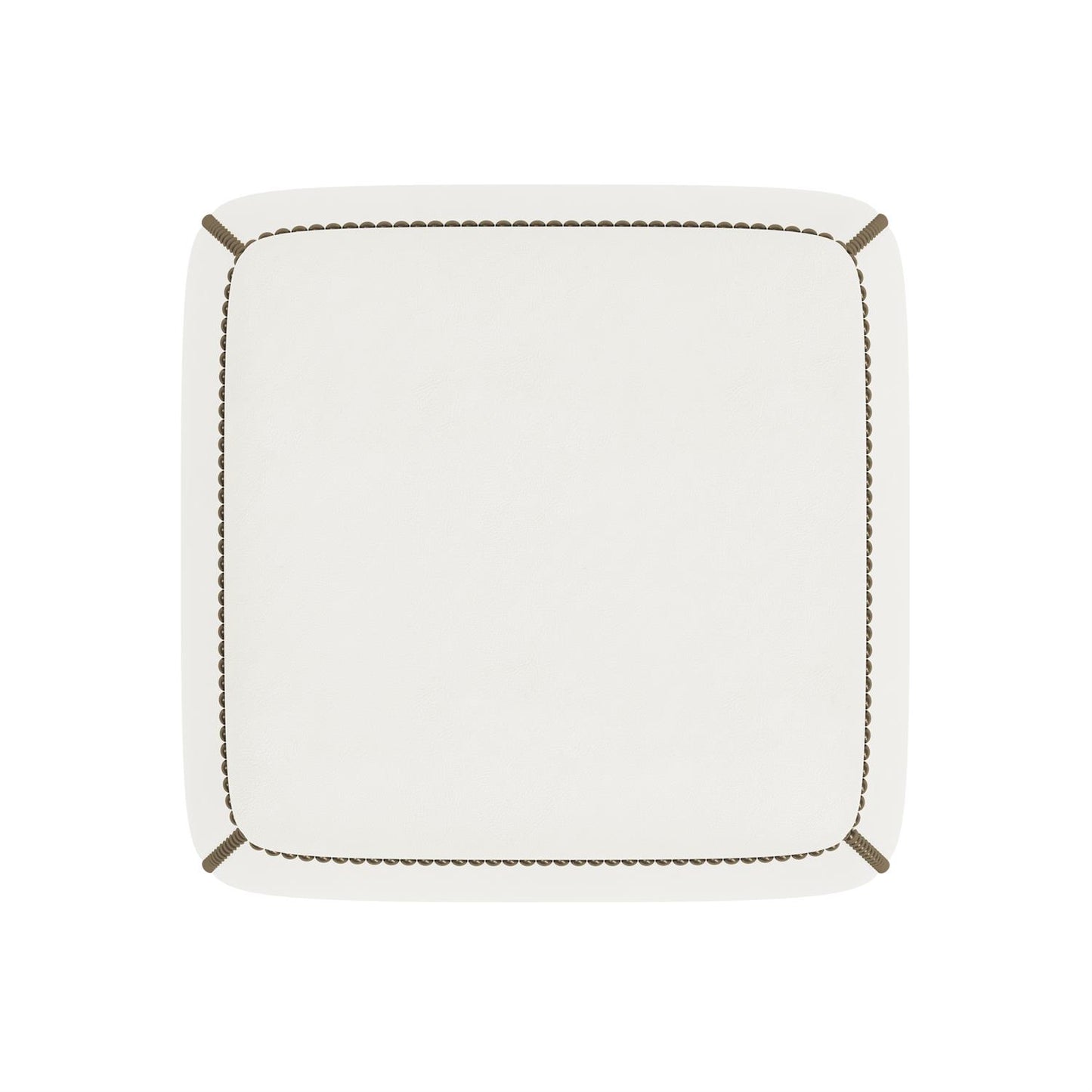 Bernhardt Delta Leather Ottoman — N1031L