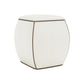 Bernhardt Delta Leather Ottoman — N1031L