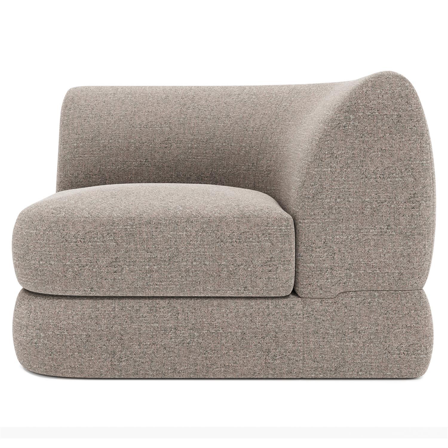 Bernhardt Sylvio Fabric Corner Chair Without Pillows — N1032Y
