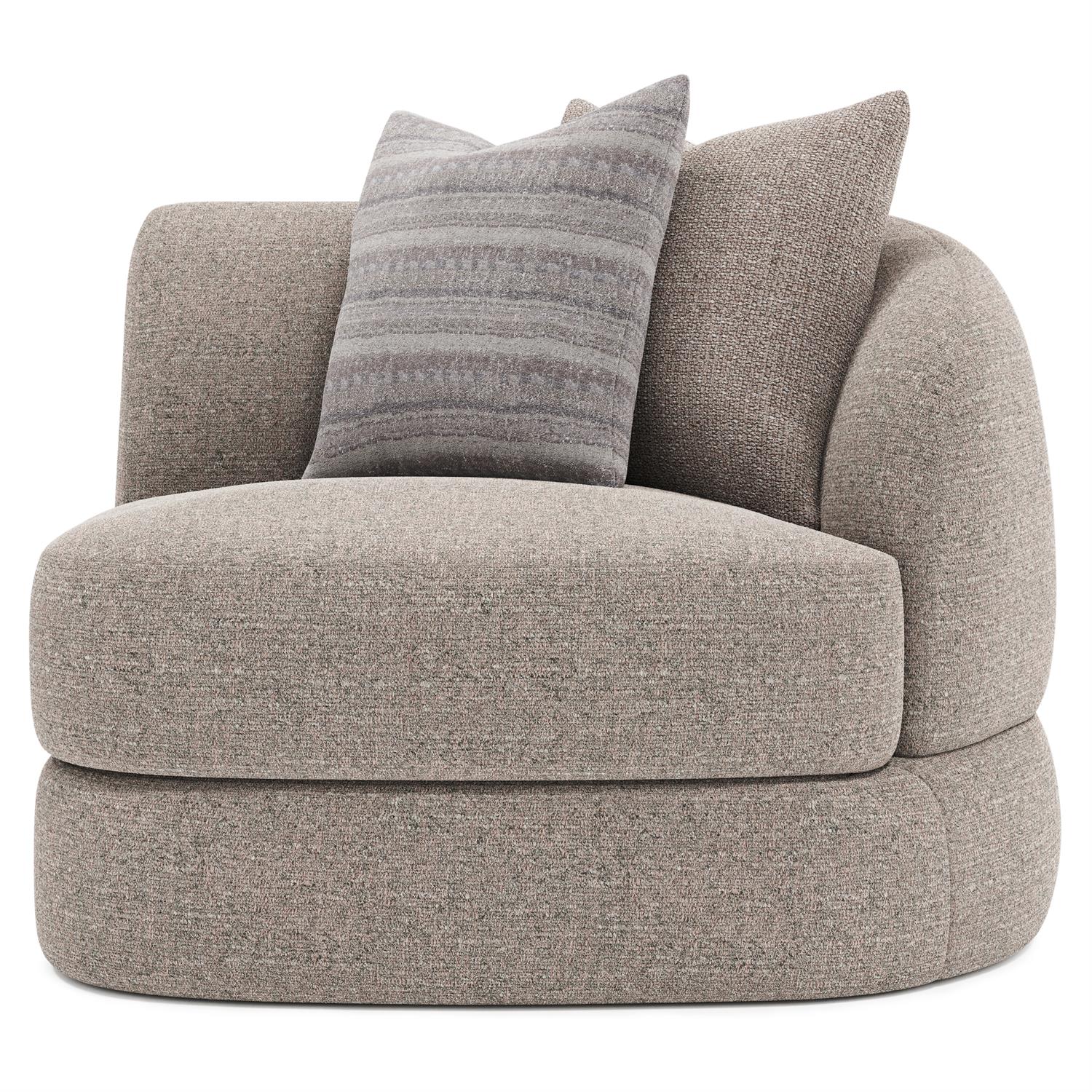 Bernhardt Sylvio Fabric Right Arm Chair — N1035