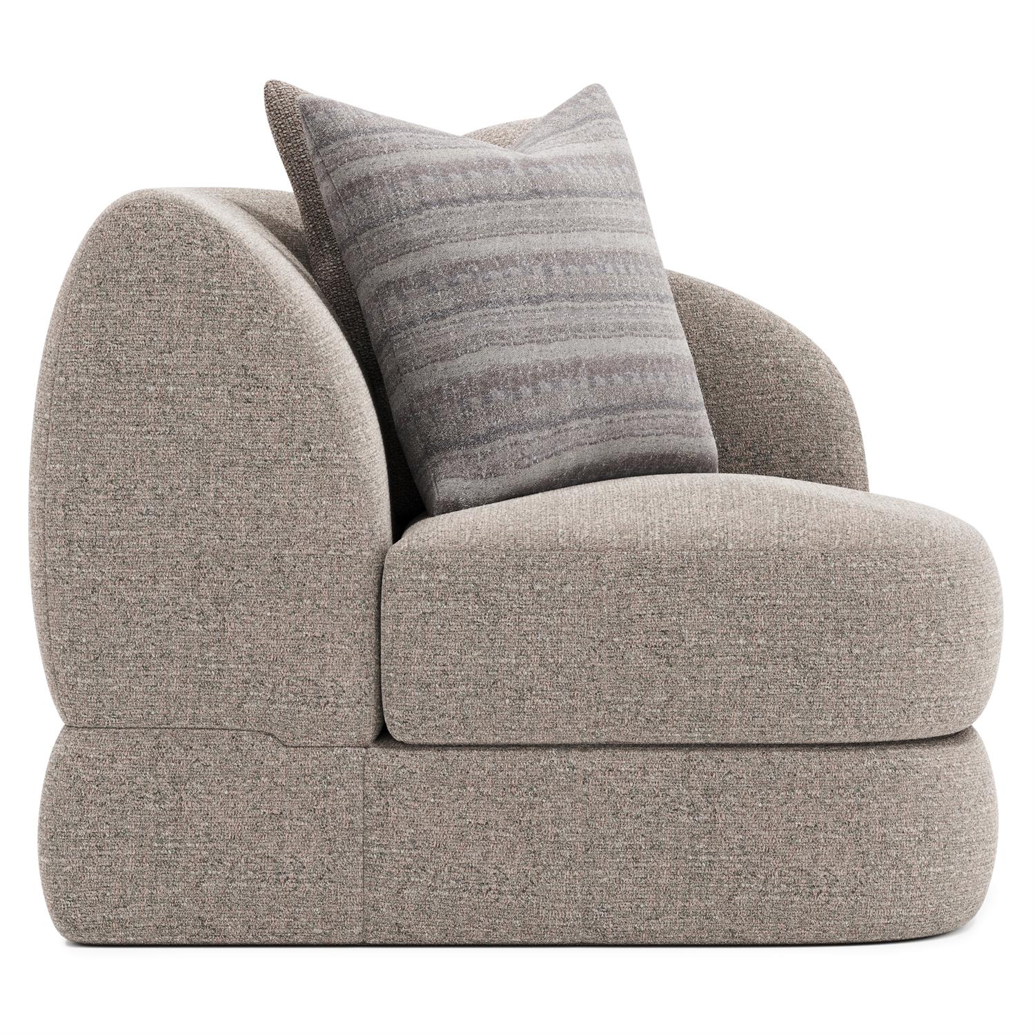 Bernhardt Sylvio Fabric Right Arm Chair — N1035