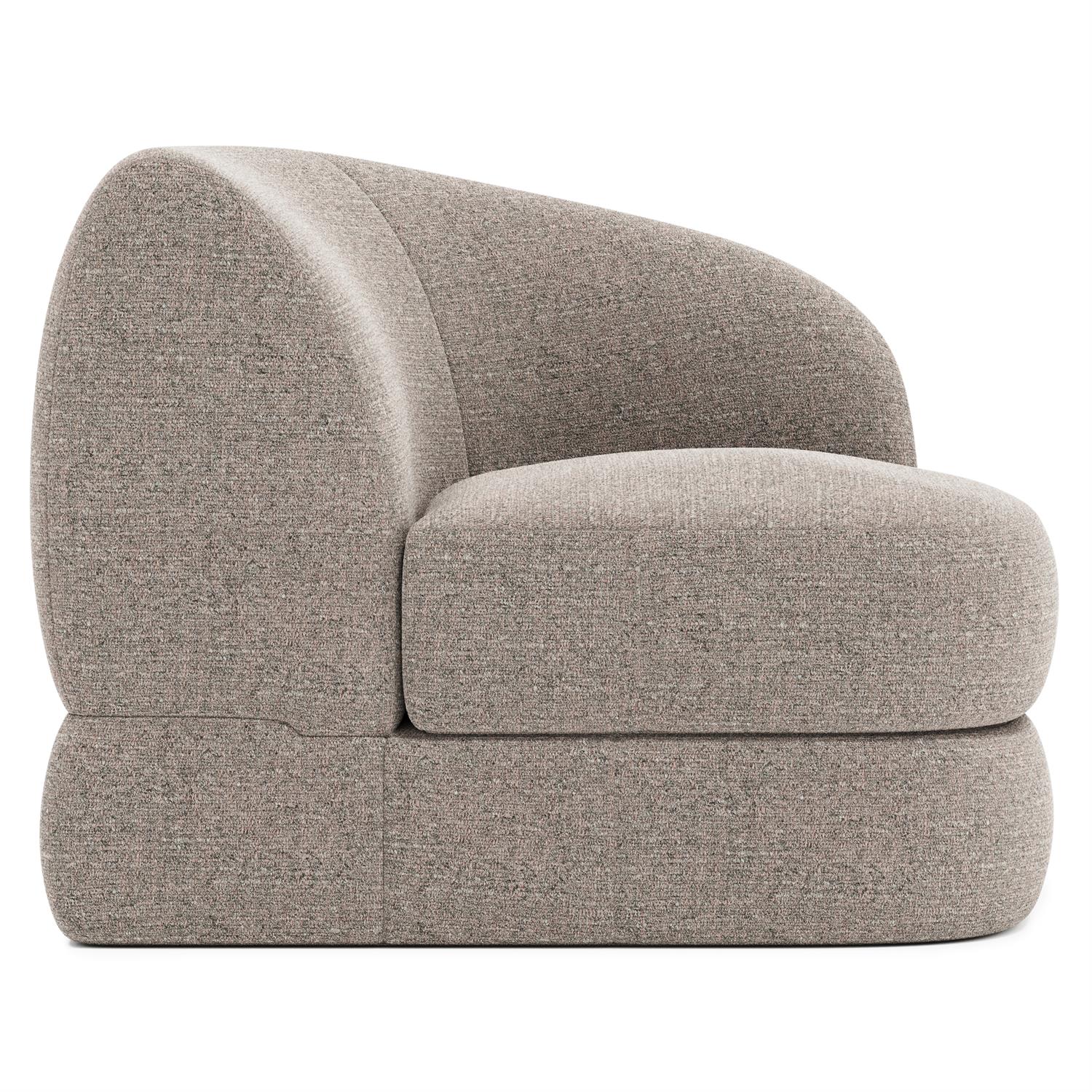 Bernhardt Sylvio Fabric Right Arm Chair Without Pillows — N1035Y