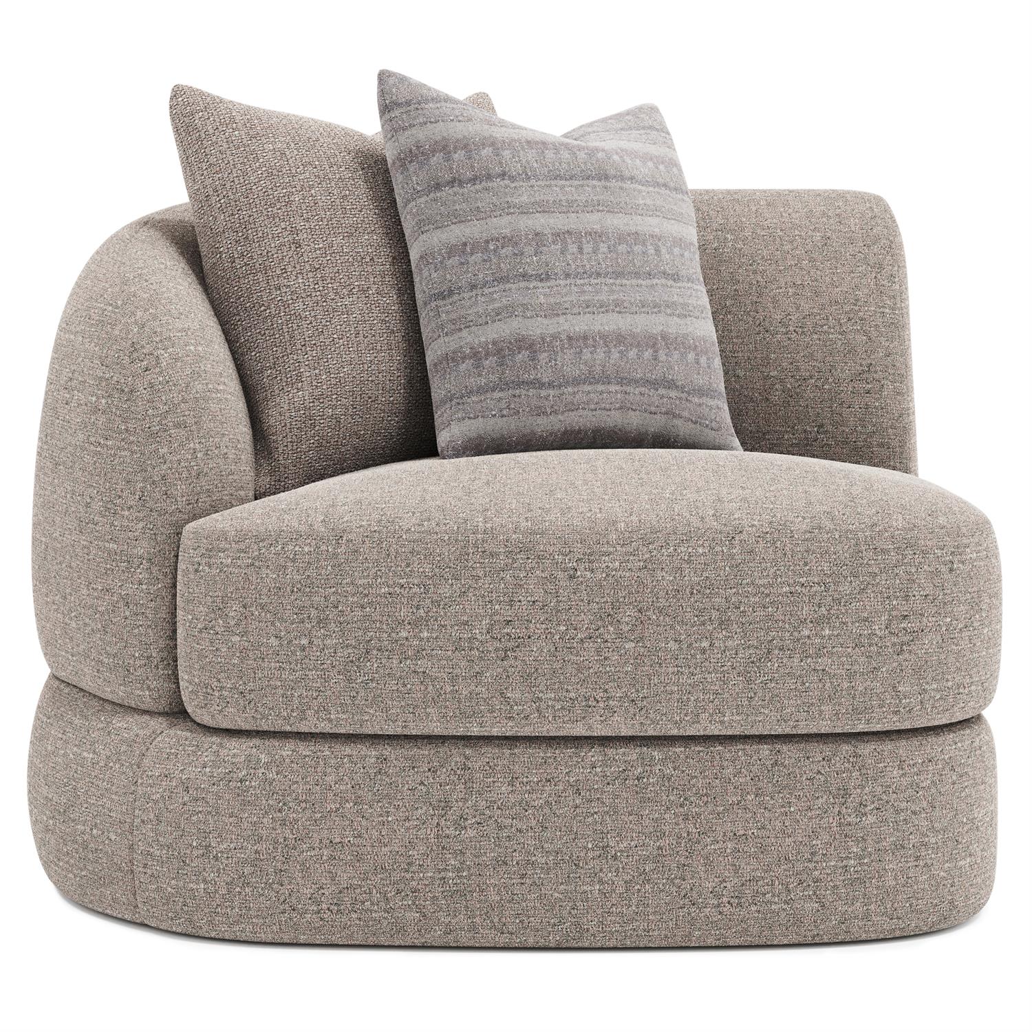 Bernhardt Sylvio Fabric Left Arm Chair — N1036