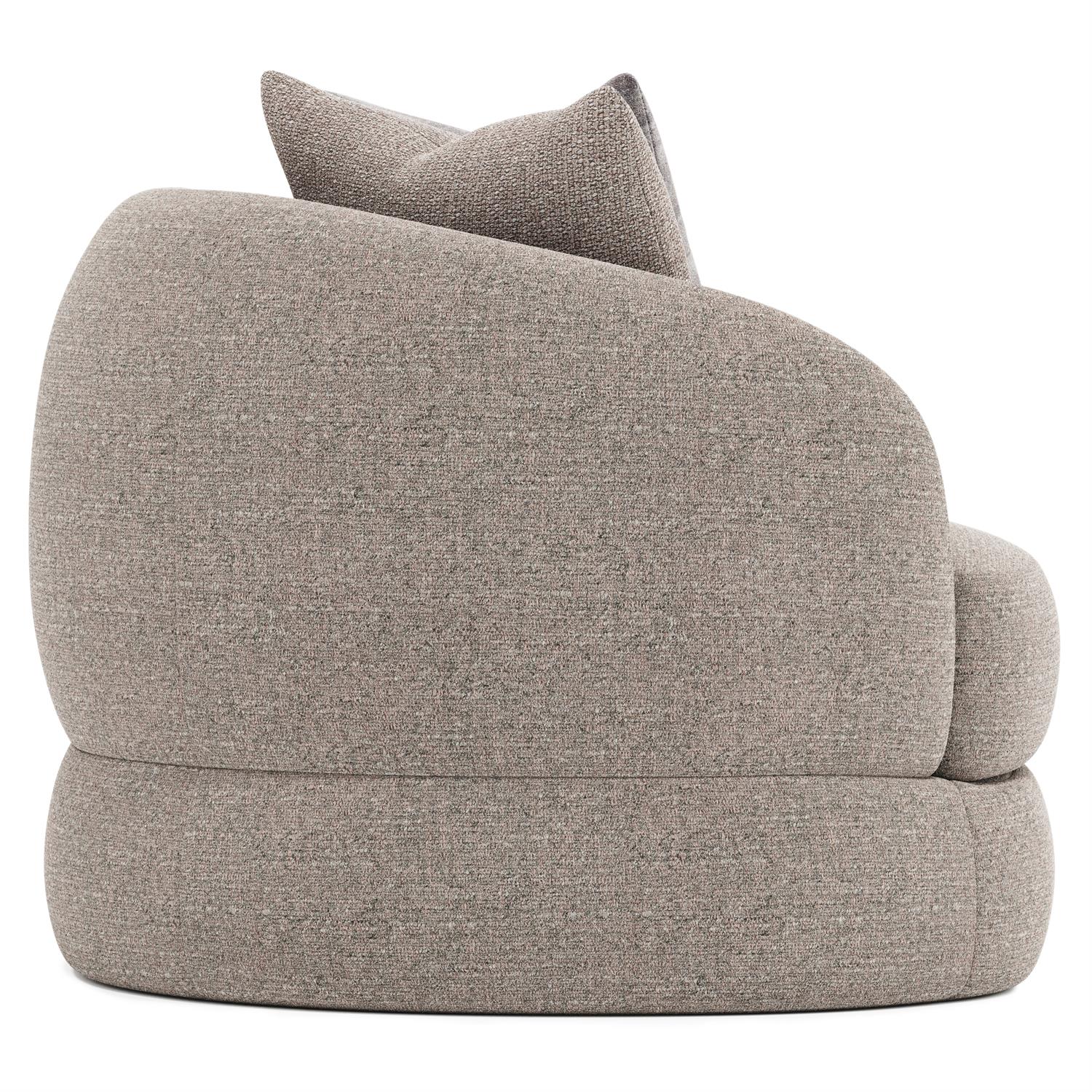 Bernhardt Sylvio Fabric Left Arm Chair — N1036