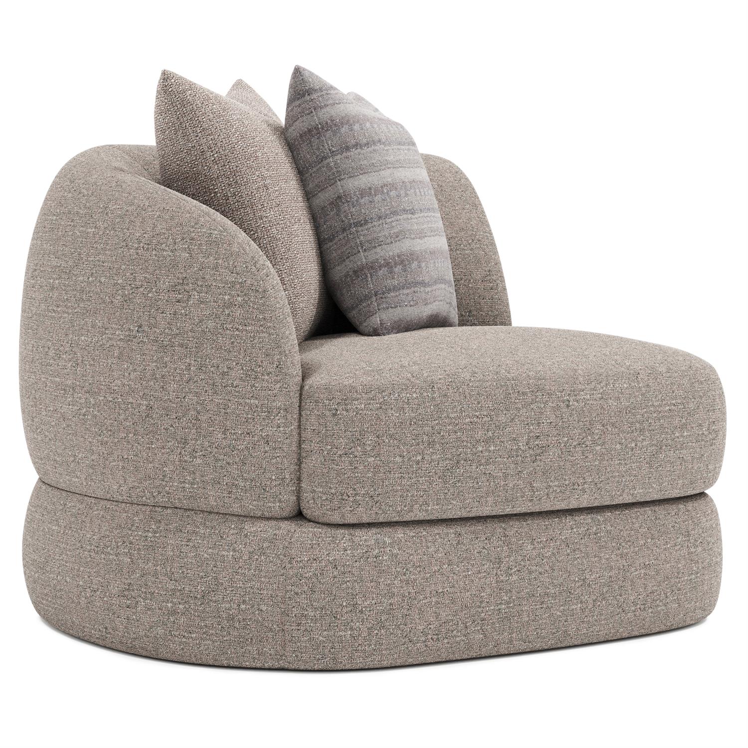 Bernhardt Sylvio Fabric Left Arm Chair — N1036