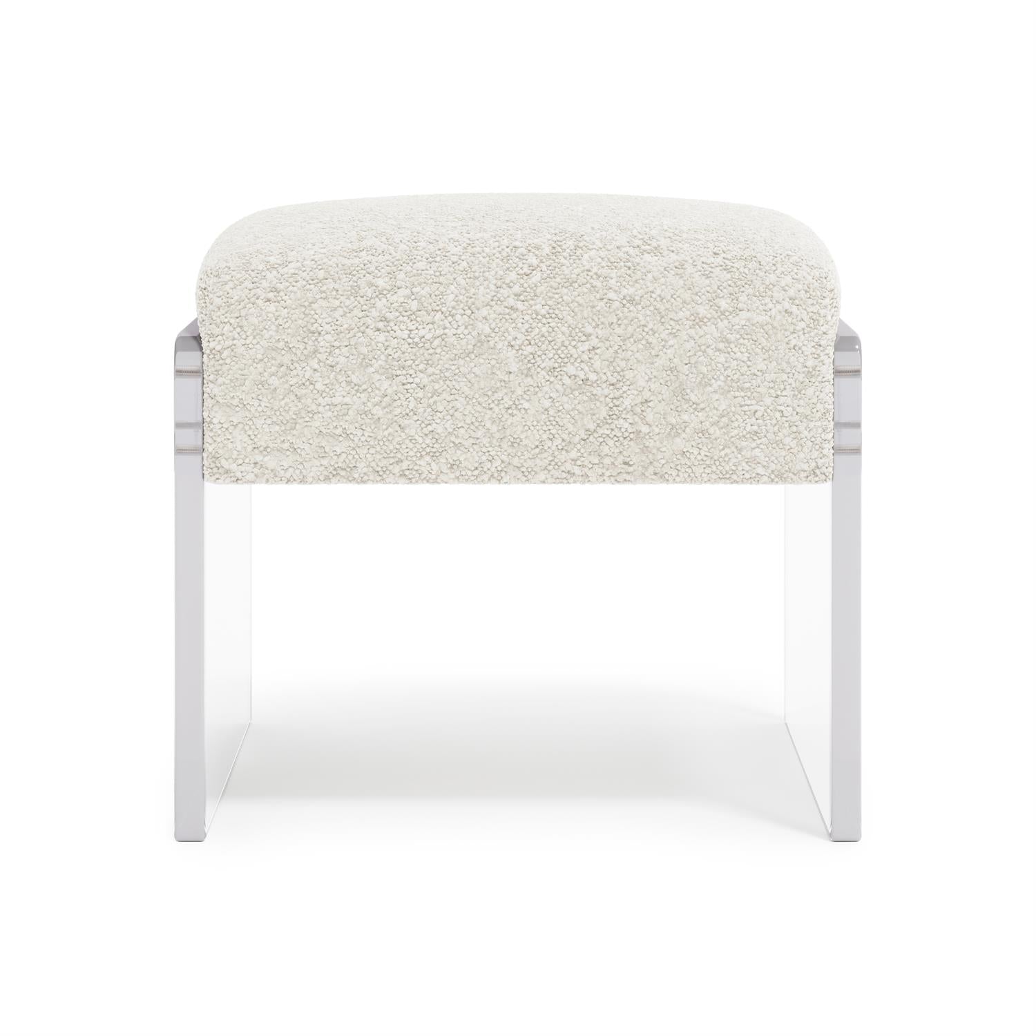 Bernhardt Jasper Fabric Ottoman — N1110