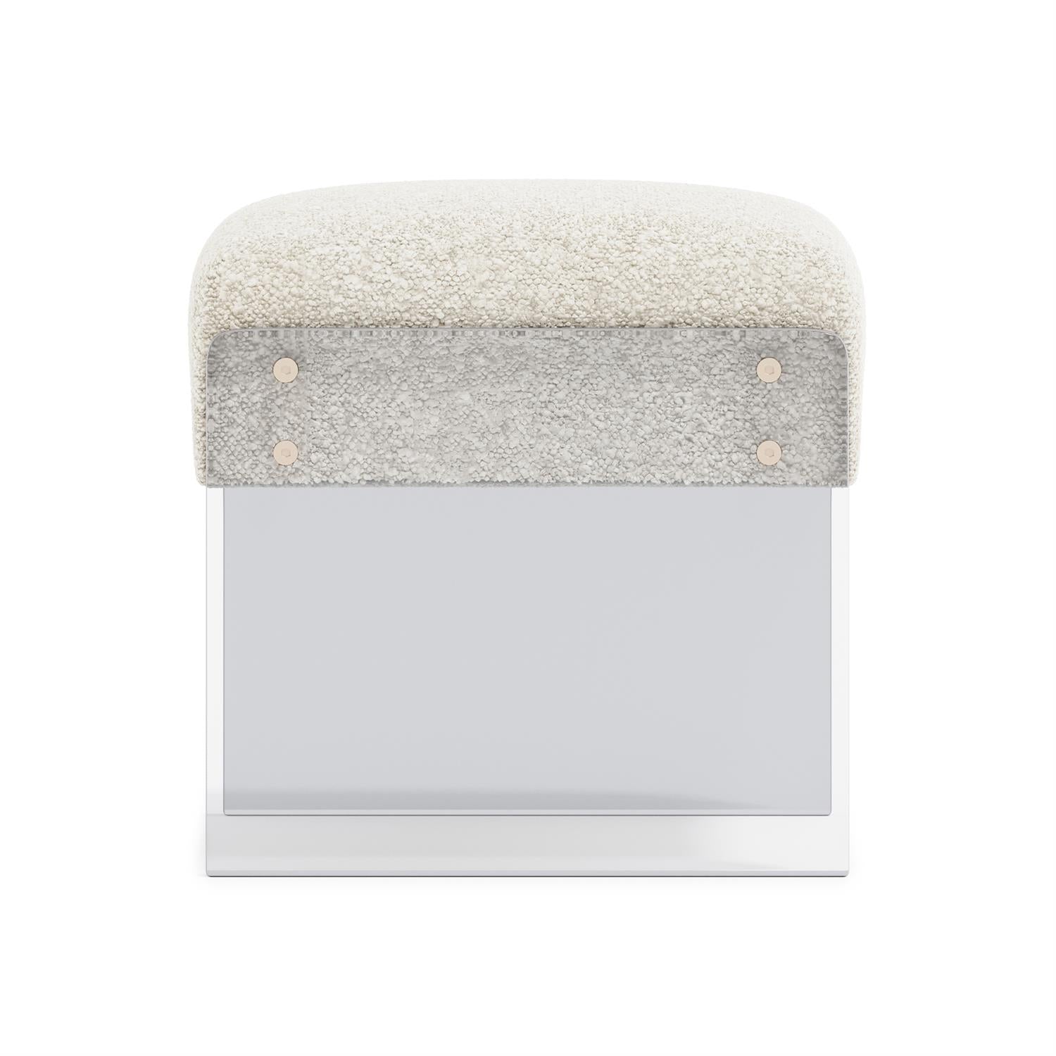 Bernhardt Jasper Fabric Ottoman — N1110