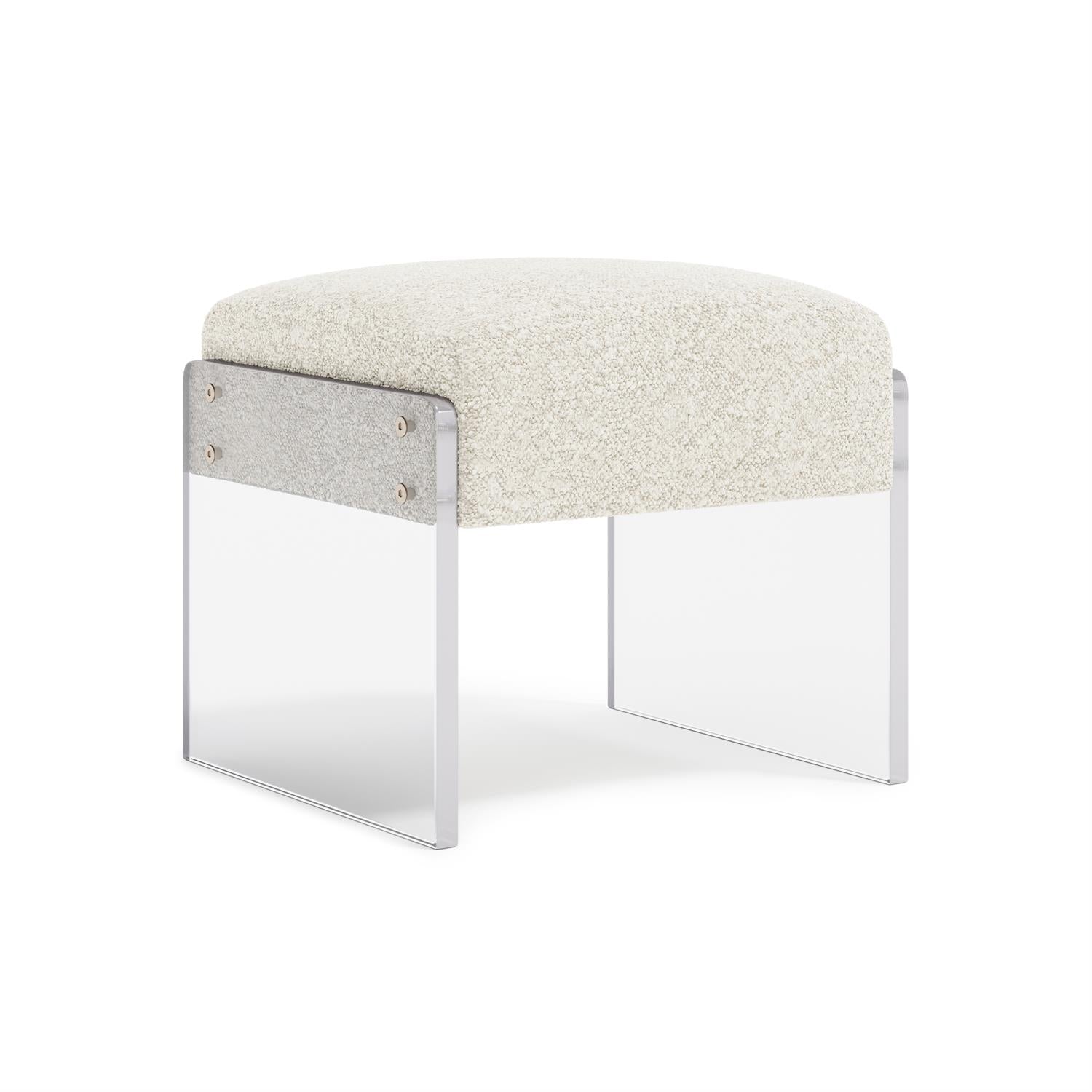 Bernhardt Jasper Fabric Ottoman — N1110