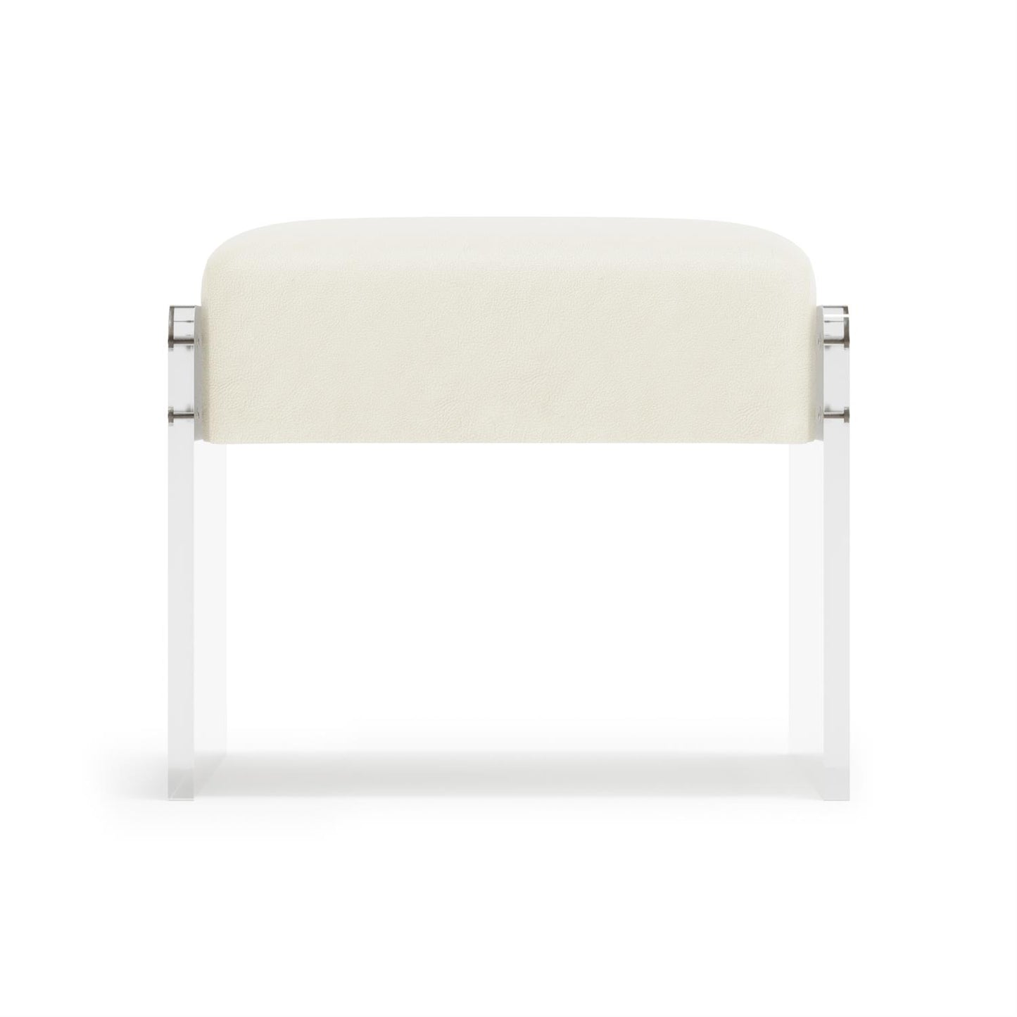 Bernhardt Jasper Leather Ottoman — N1110L