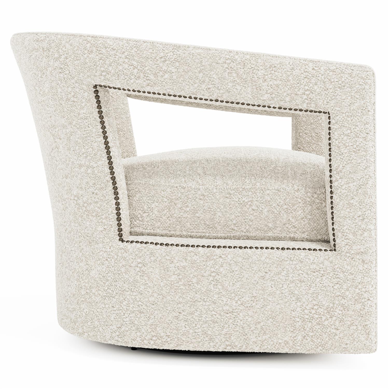 Bernhardt Alana Fabric Swivel Chair — N1118S
