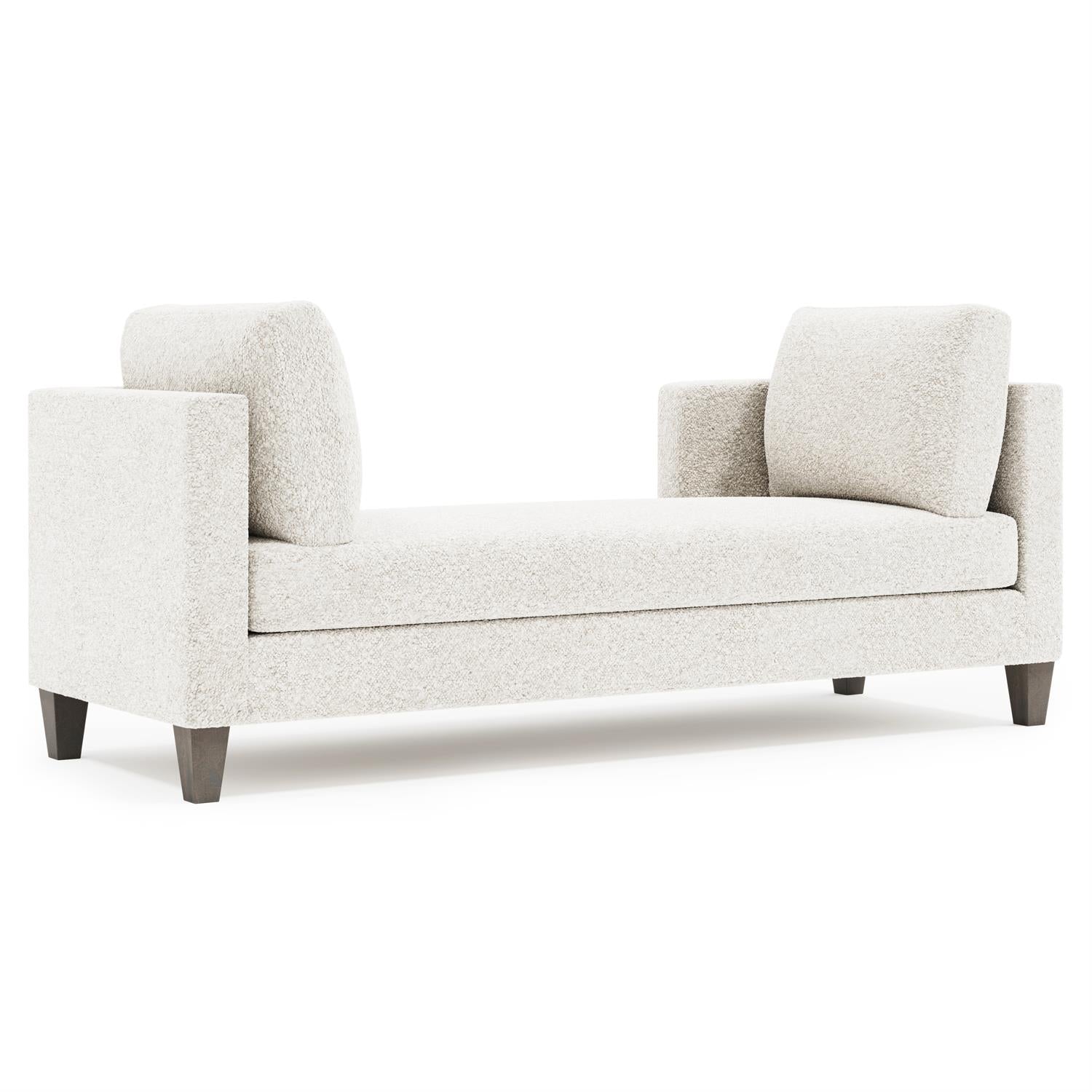 Bernhardt Saxon Fabric Chaise Without Pillows — N1189Y