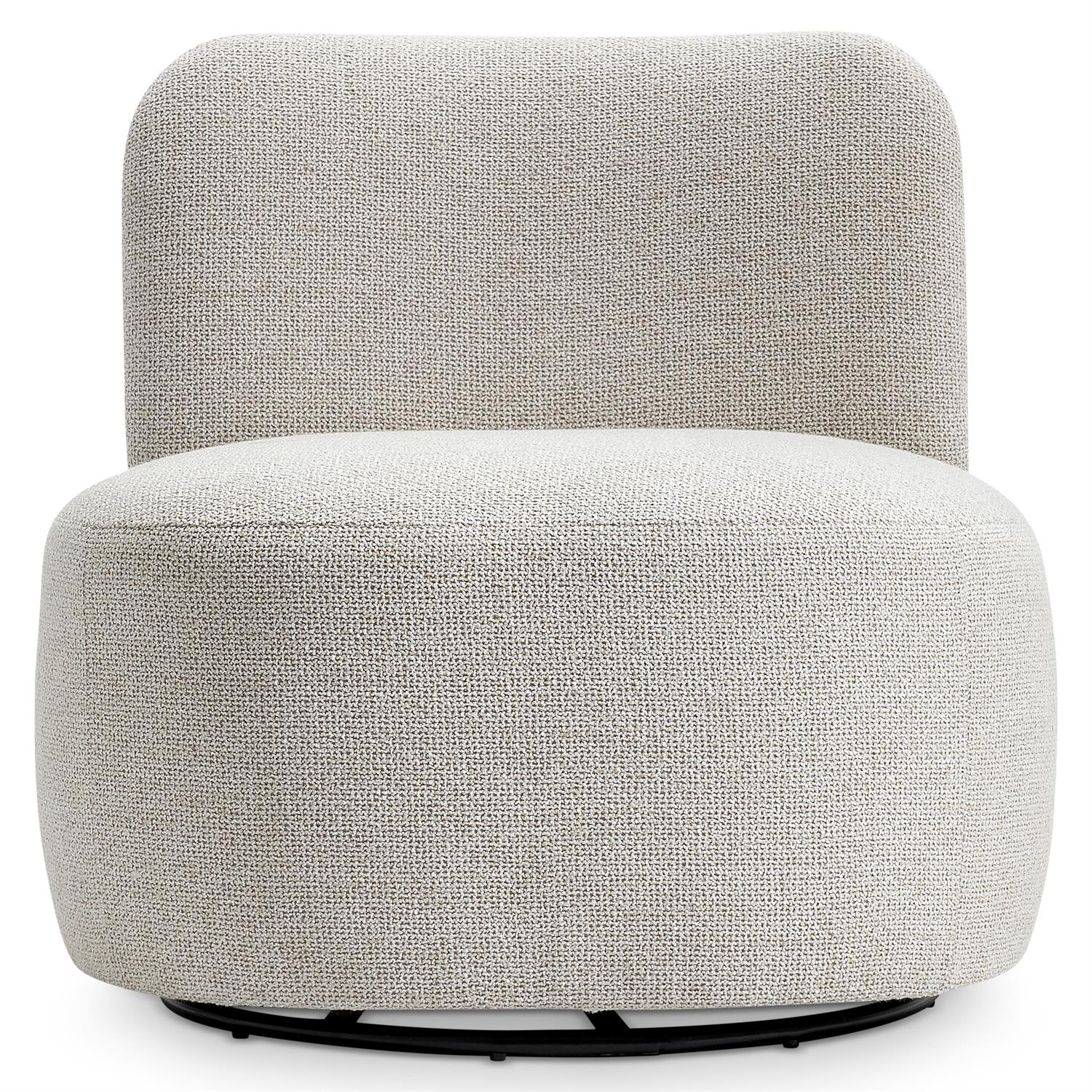 Bernhardt Iris Fabric Swivel Chair — N1302S