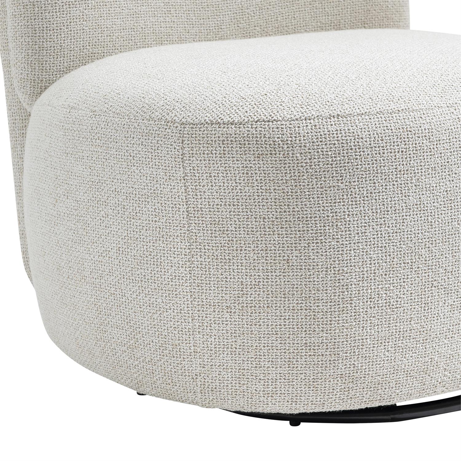 Bernhardt Iris Fabric Swivel Chair — N1302S