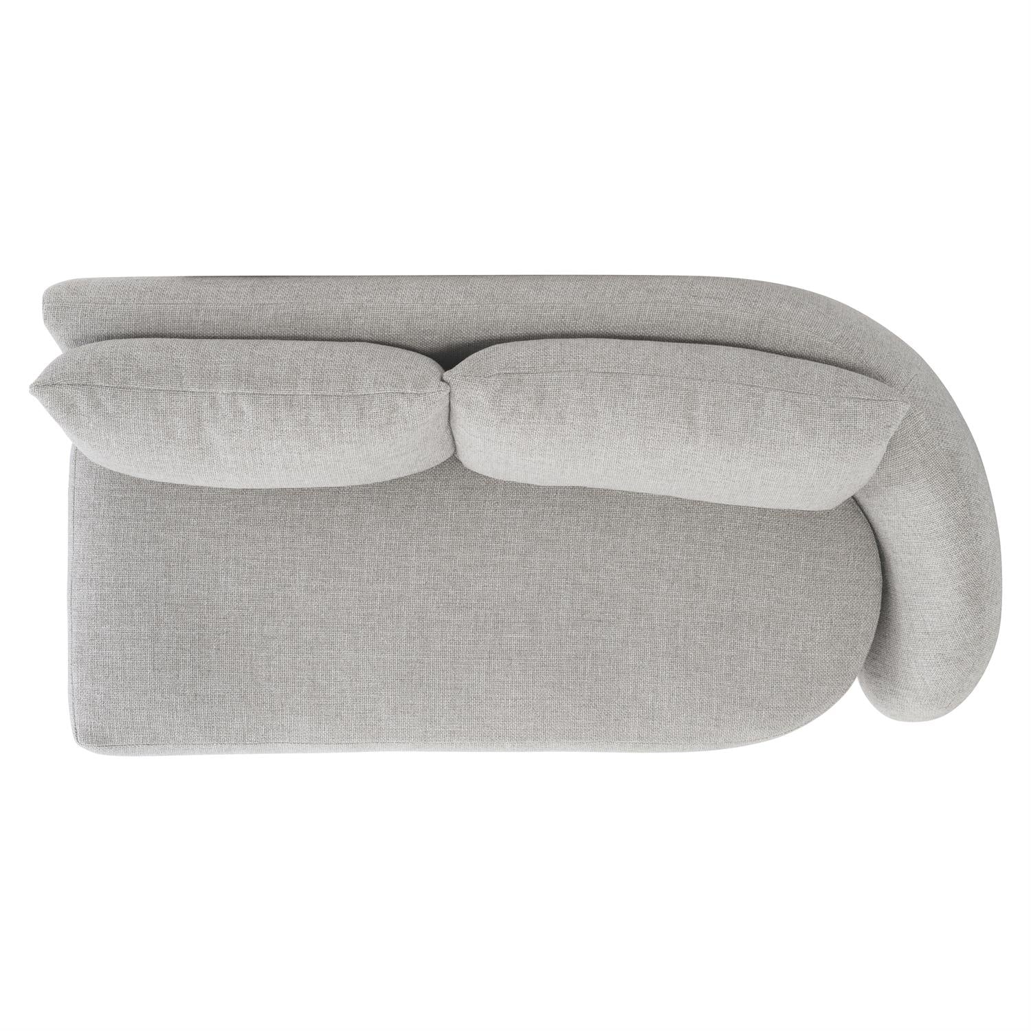 Bernhardt Moretti Fabric Right Arm Loveseat Without Pillows — N1441Y