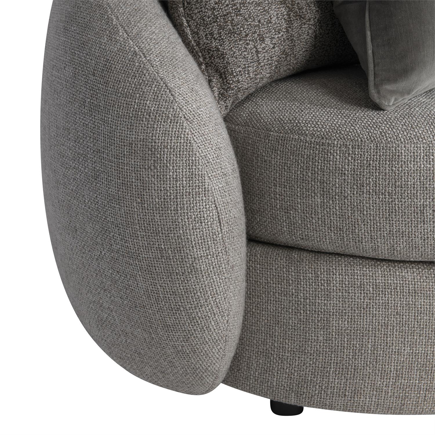 Bernhardt Moretti Fabric Left Arm Loveseat — N1442