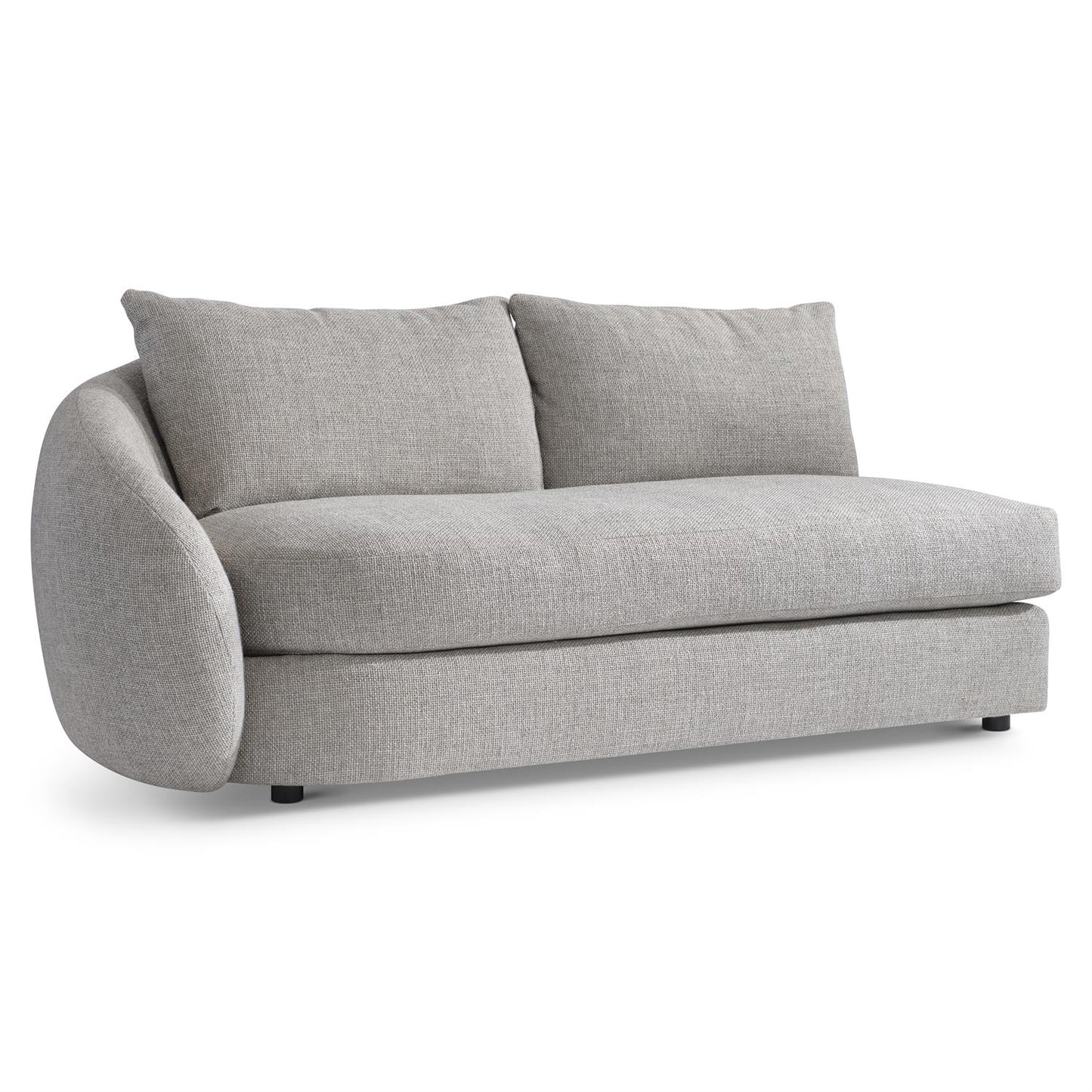 Bernhardt Moretti Fabric Left Arm Loveseat Without Pillows — N1442Y
