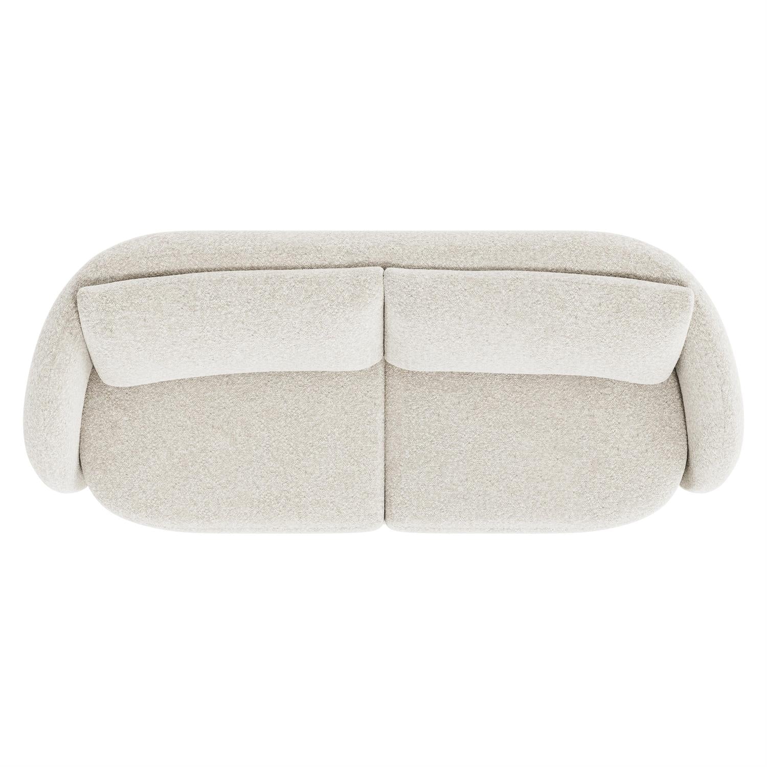 Bernhardt Moretti Fabric Sofa Without Pillows — N1497Y