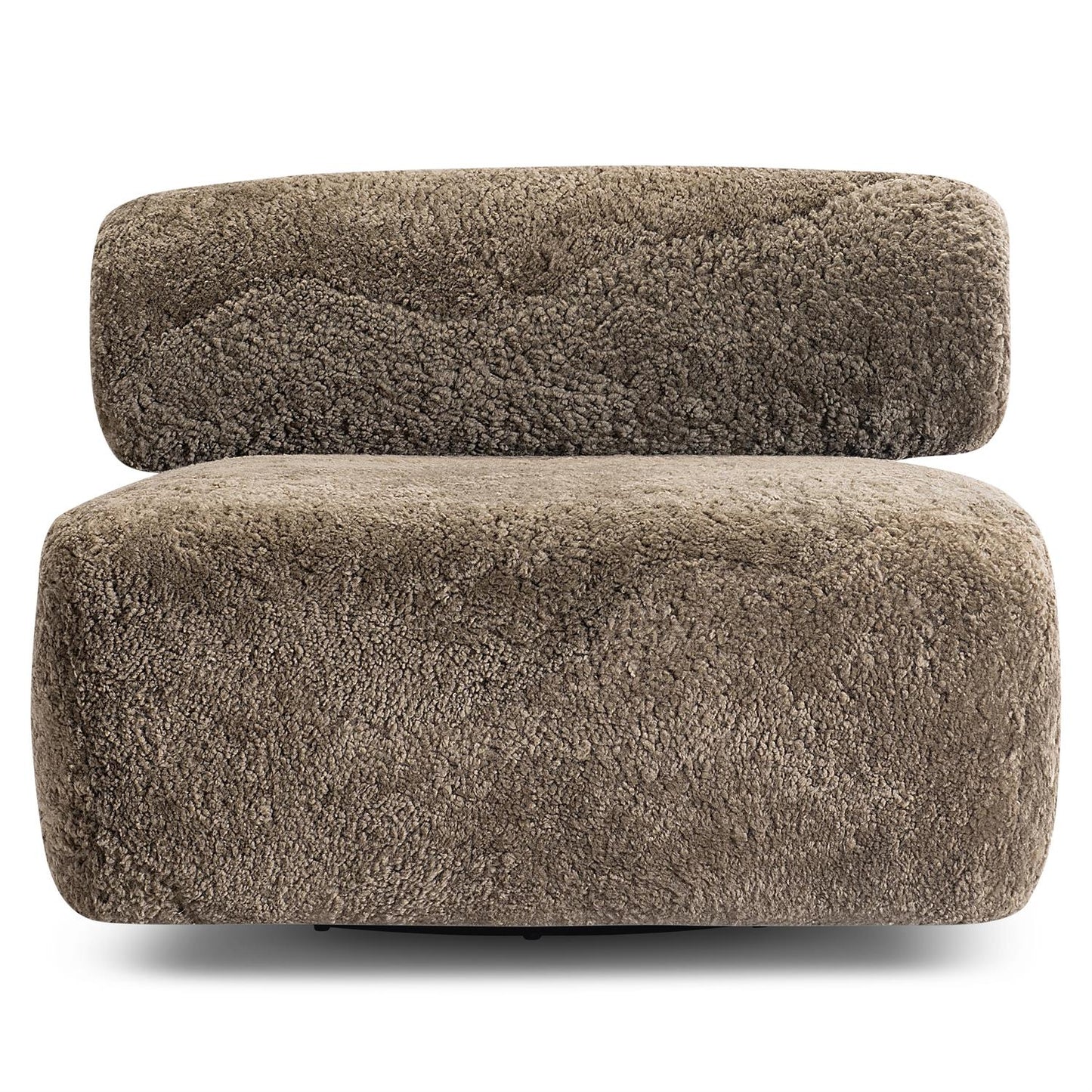 Bernhardt Paley Shearling Swivel Chair — N153SO