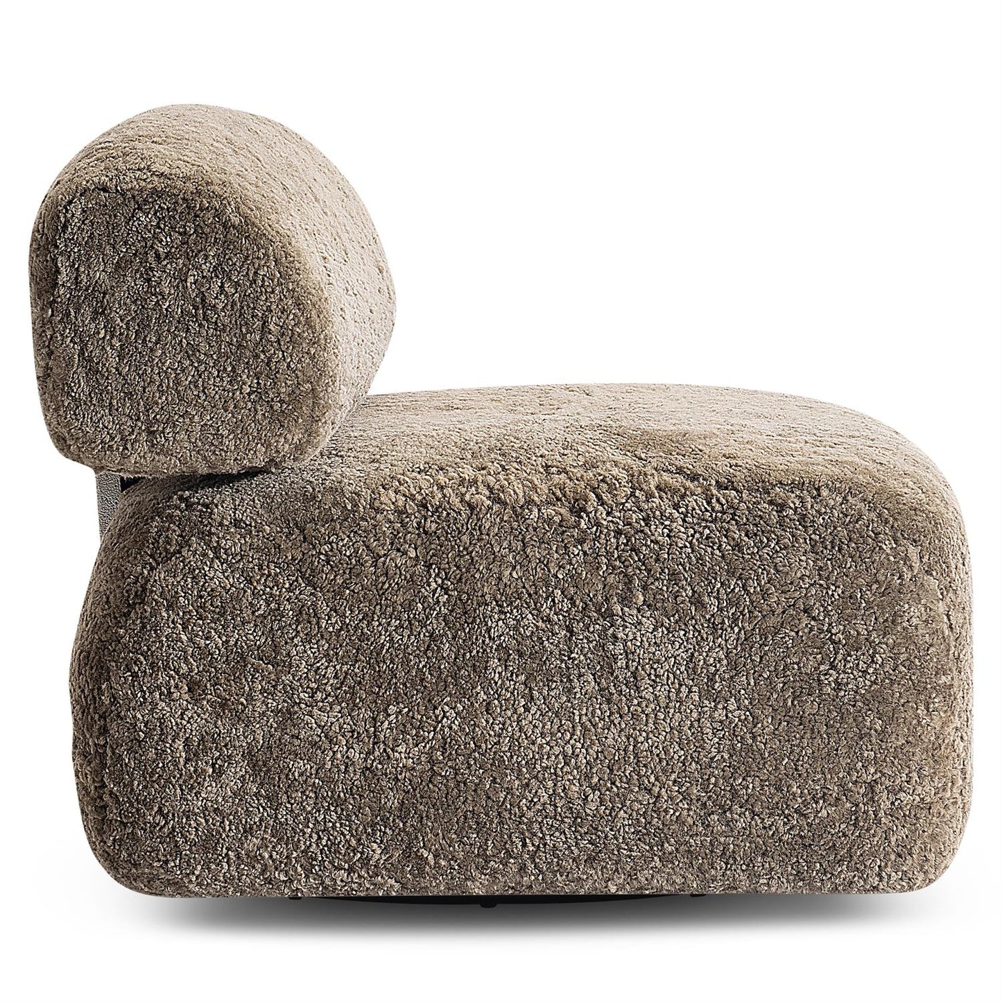 Bernhardt Paley Shearling Swivel Chair — N153SO