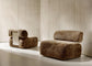 Bernhardt Paley Shearling Swivel Chair — N153SO