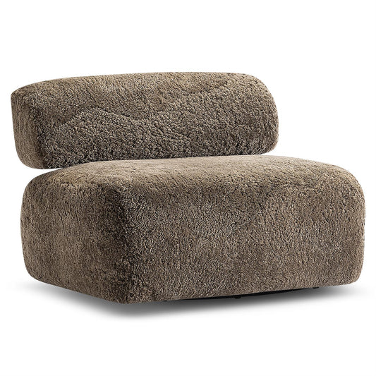 Bernhardt Paley Shearling Swivel Chair — N153SO