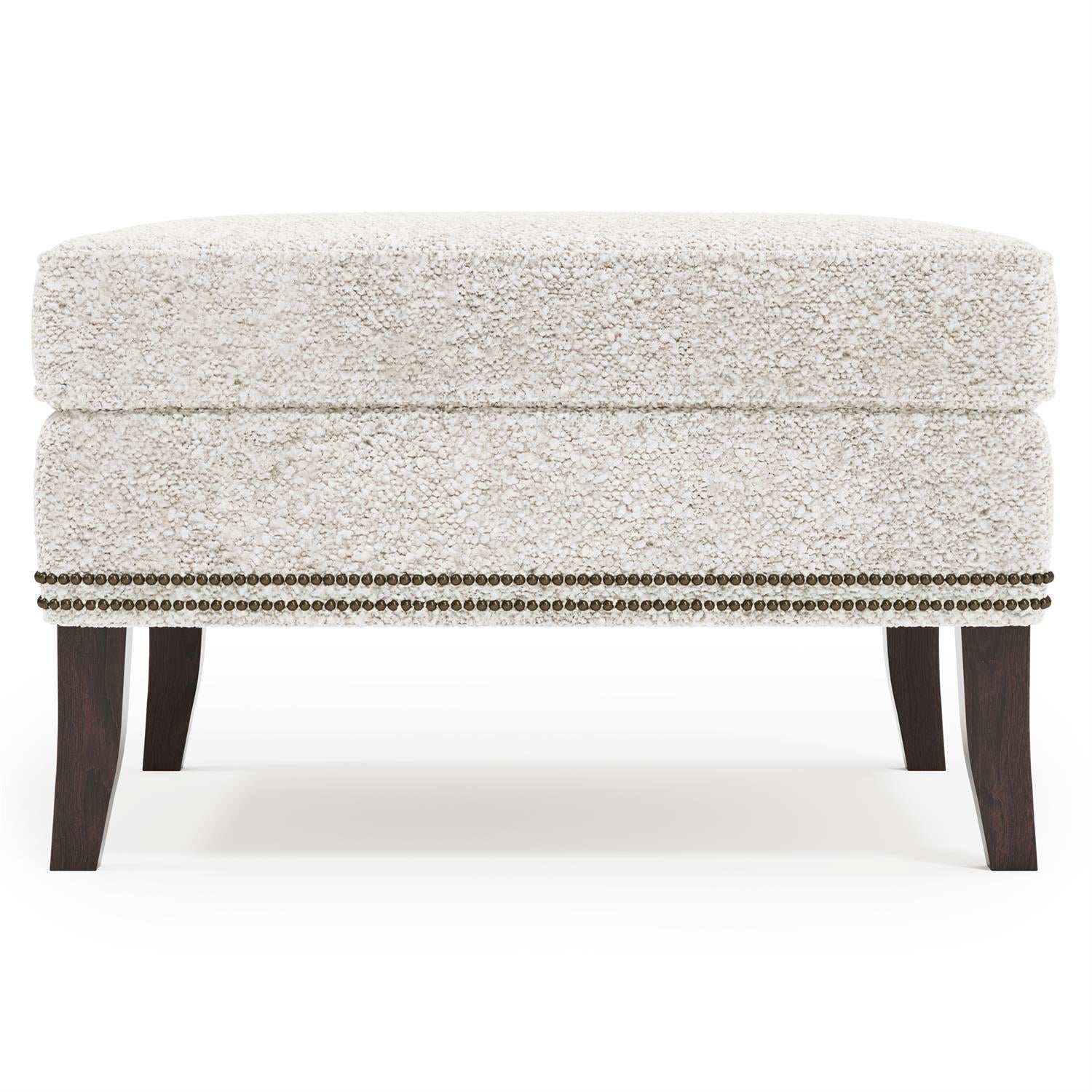 Bernhardt Kingston Fabric Ottoman — N1700