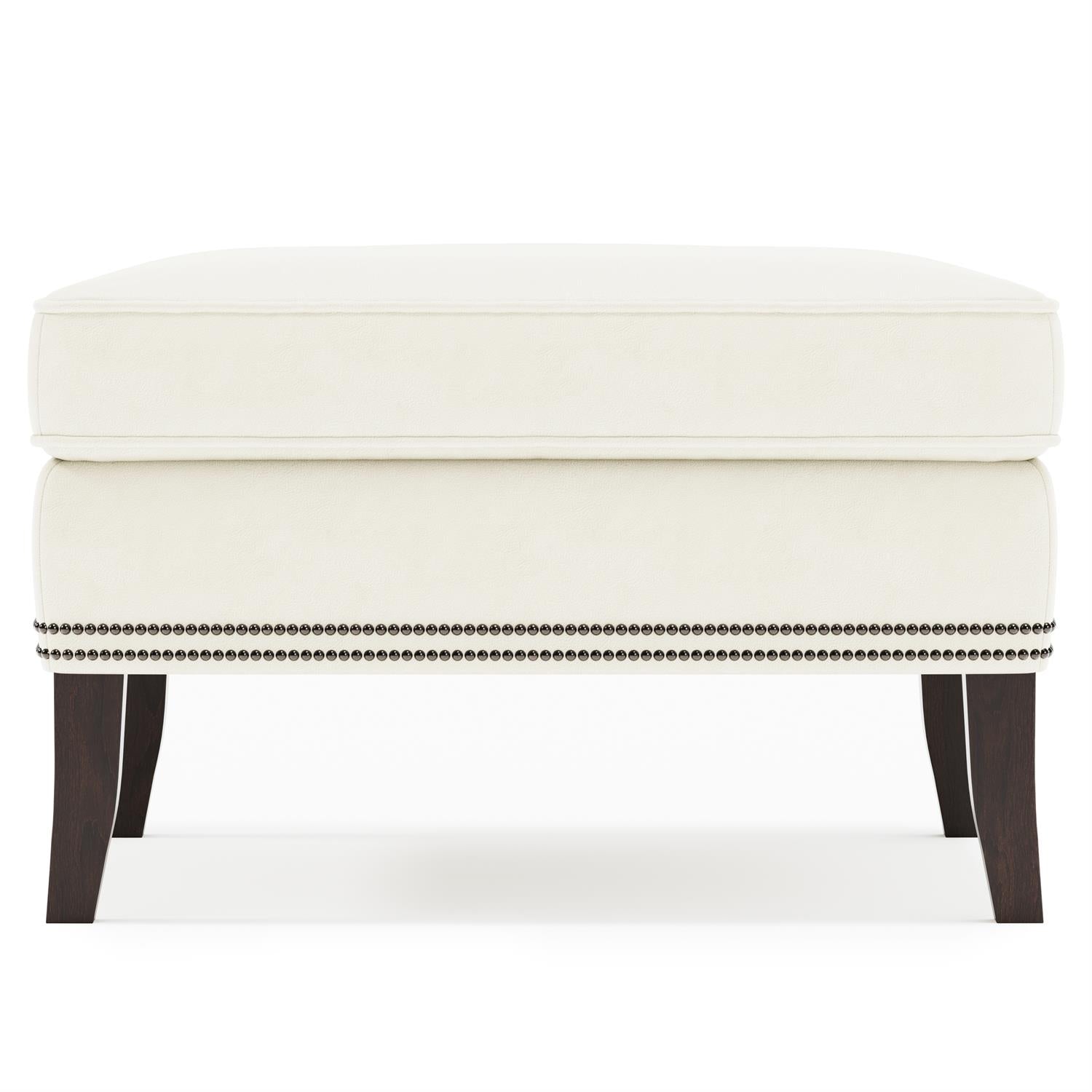 Bernhardt Kingston Leather Ottoman — N1700L