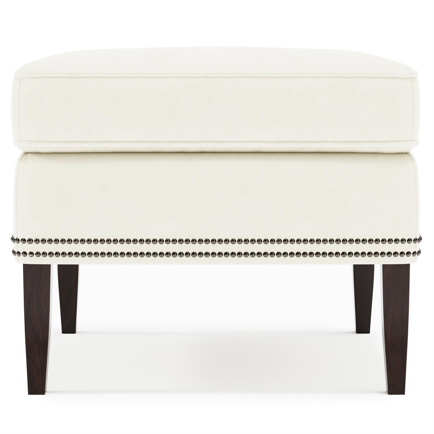 Bernhardt Kingston Leather Ottoman — N1700L